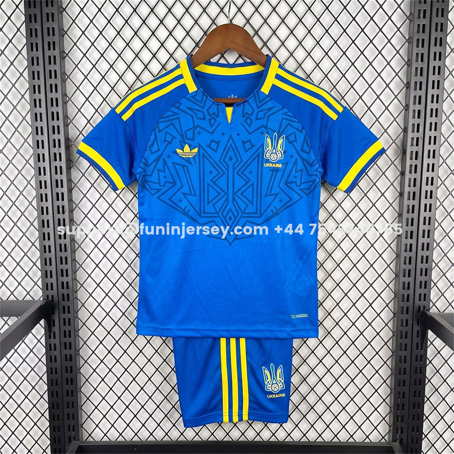 Funinjersey-Ukraine 2026 Away Kids Kit