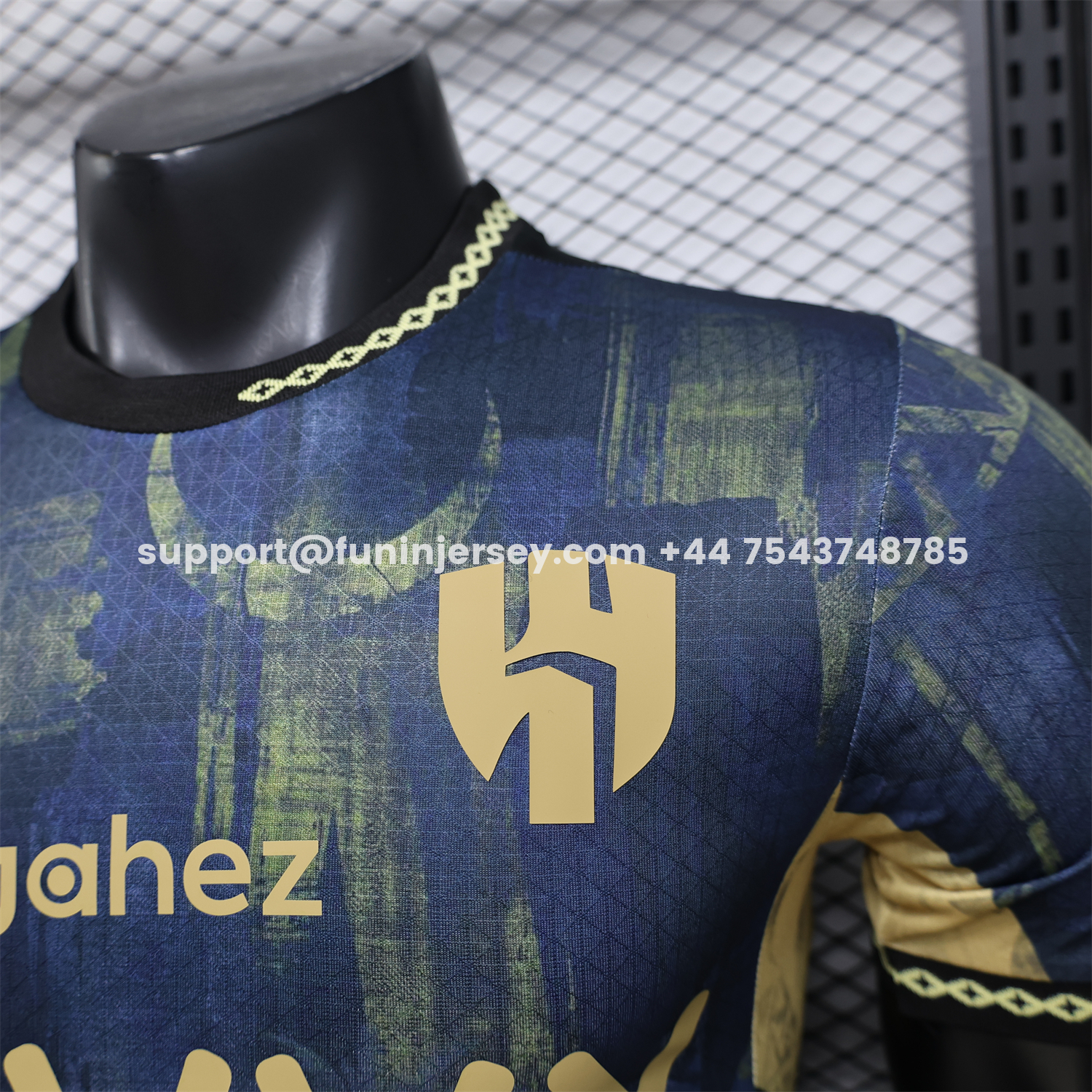 Funinjersey-Al Hilal Riyadh Crescent 26-27 Navy blue Special Jersey - Player Version