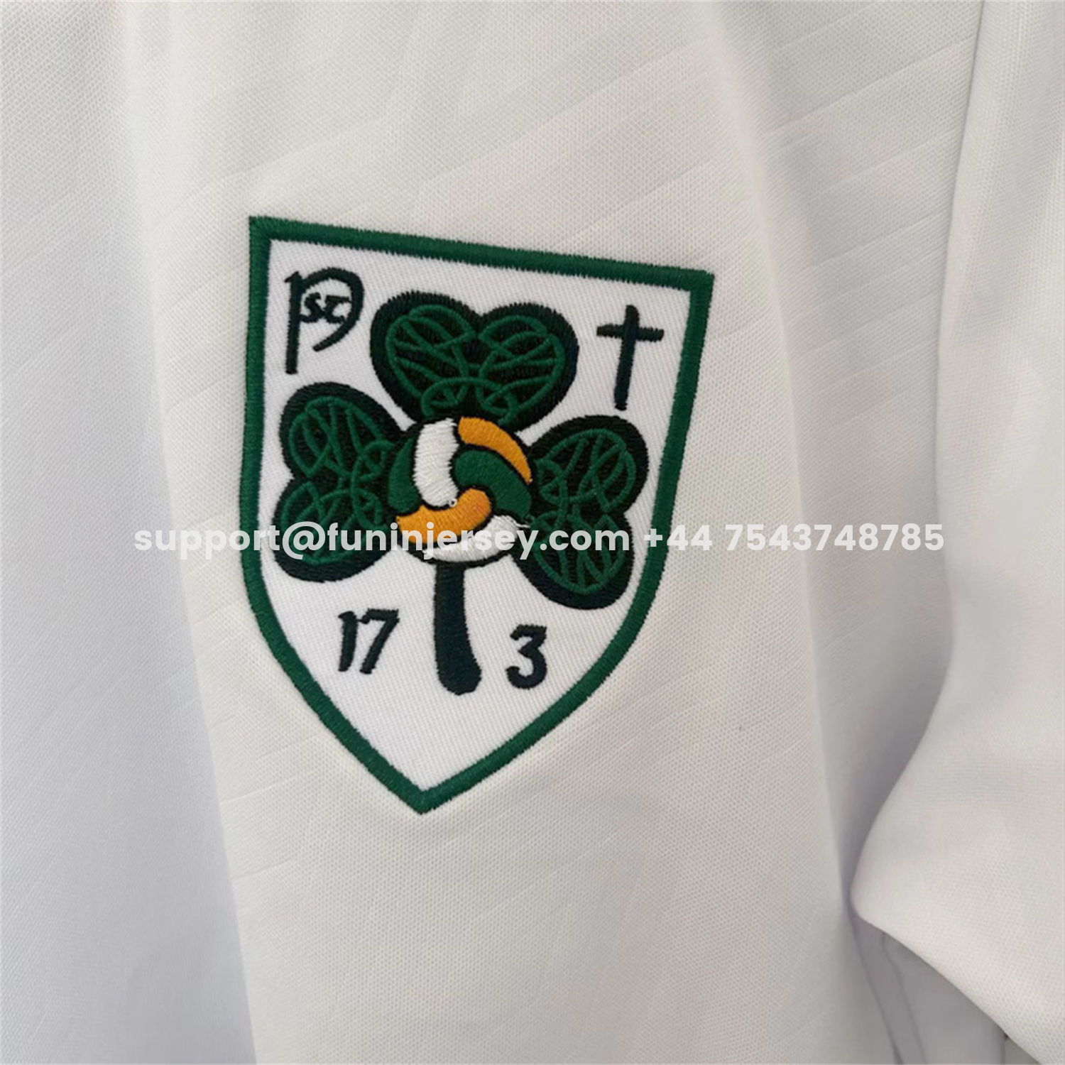 Funinjersey-Ireland 2026 St. Patrick's Day White Jersey - Fans Version