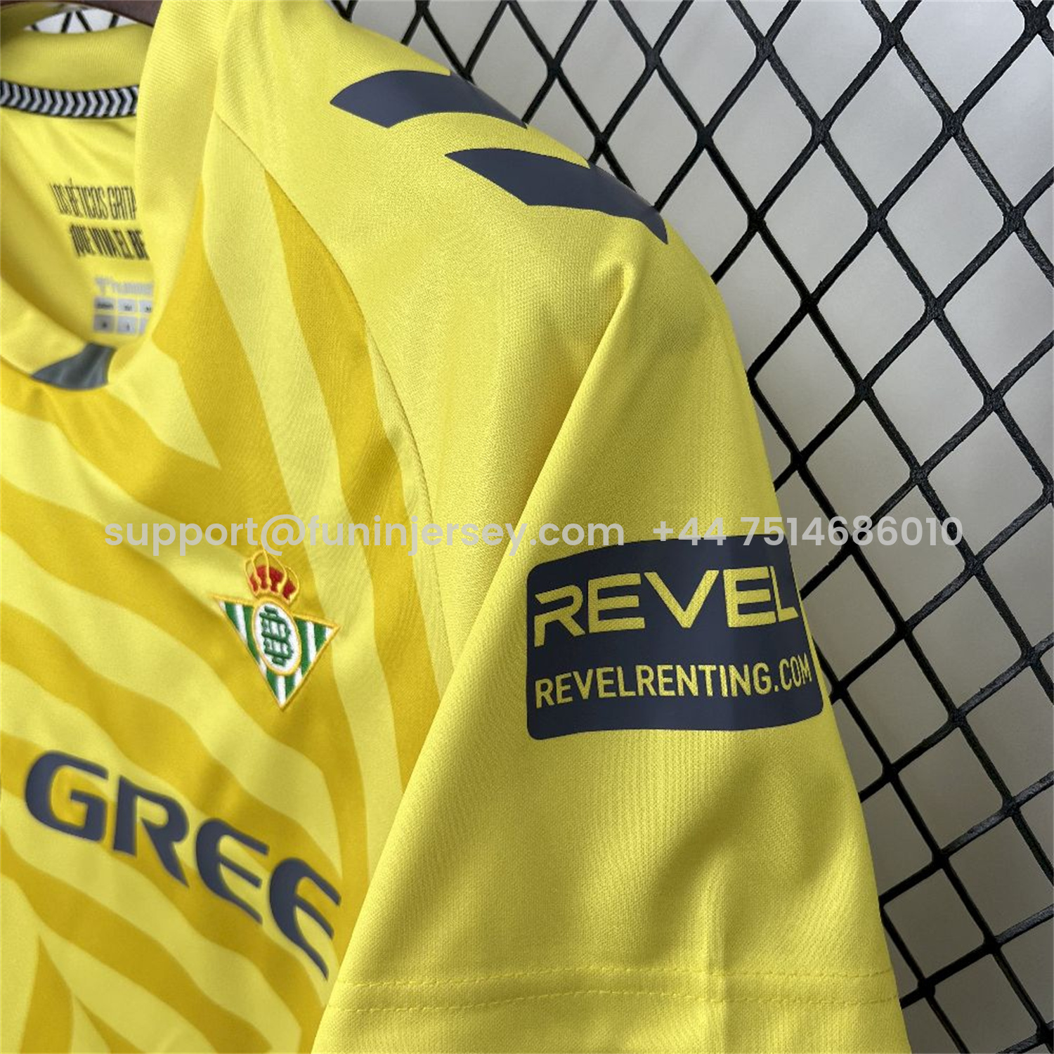 Funinjersey-Real Betis 25-26 Yellow Goalkeeper Jersey - Fans Version