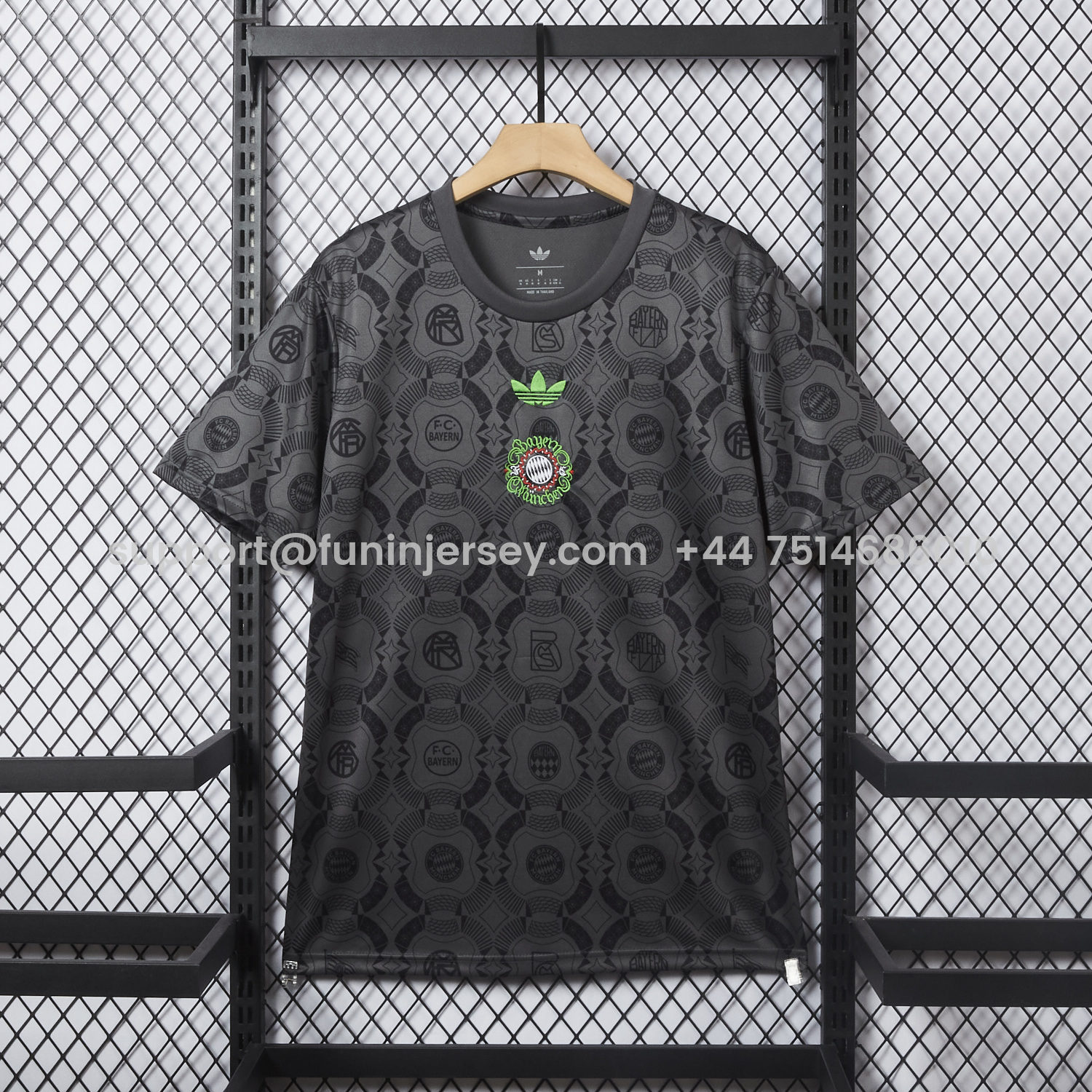 Funinjersey-Bayern Munich 25-26 Oktoberfest Deep Grey Jersey - Fans Version