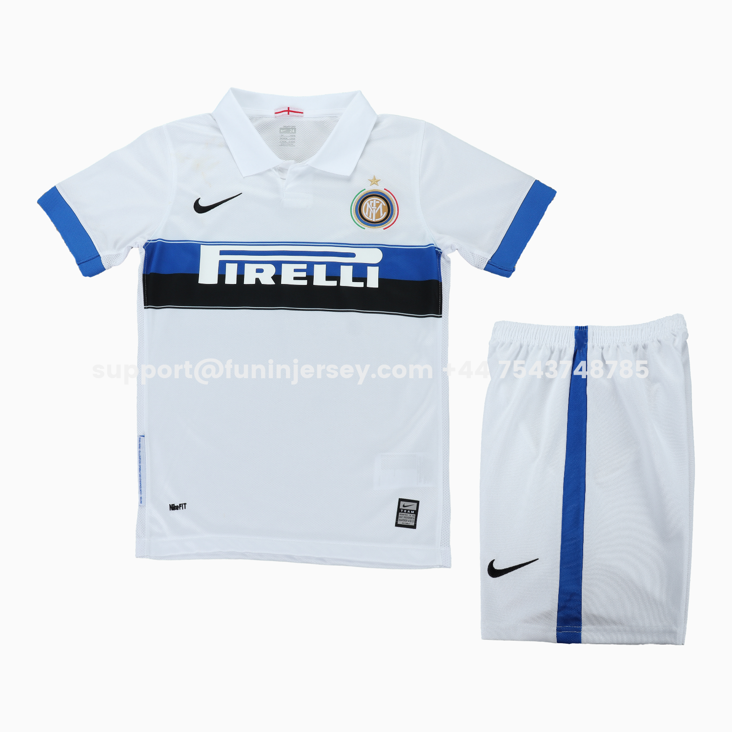 Funinjersey-Retro Inter Milan 2009-10 Away Kids Kit