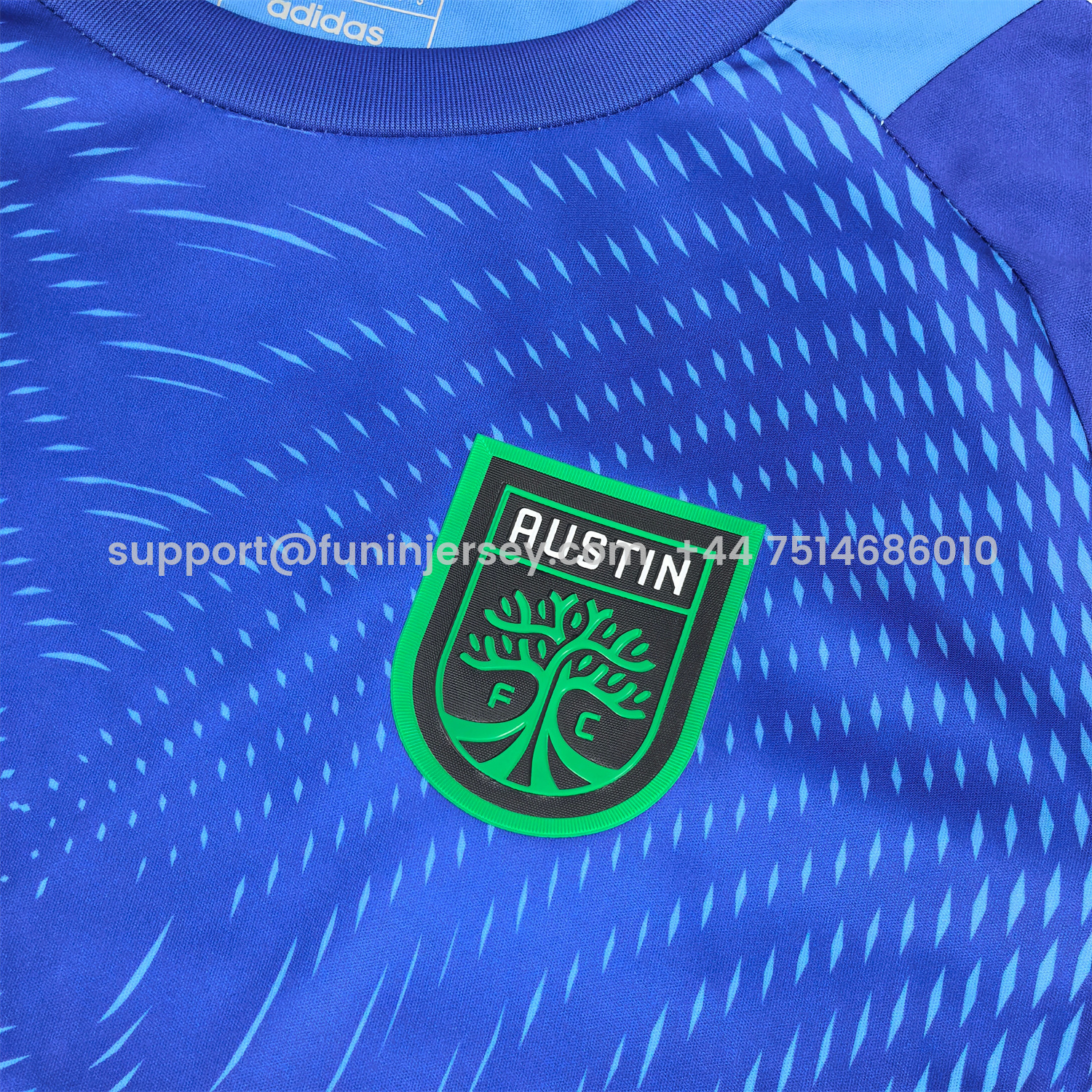 Funinjersey-Austin 25-26 Blue Goalkeeper Jersey - Fans Version