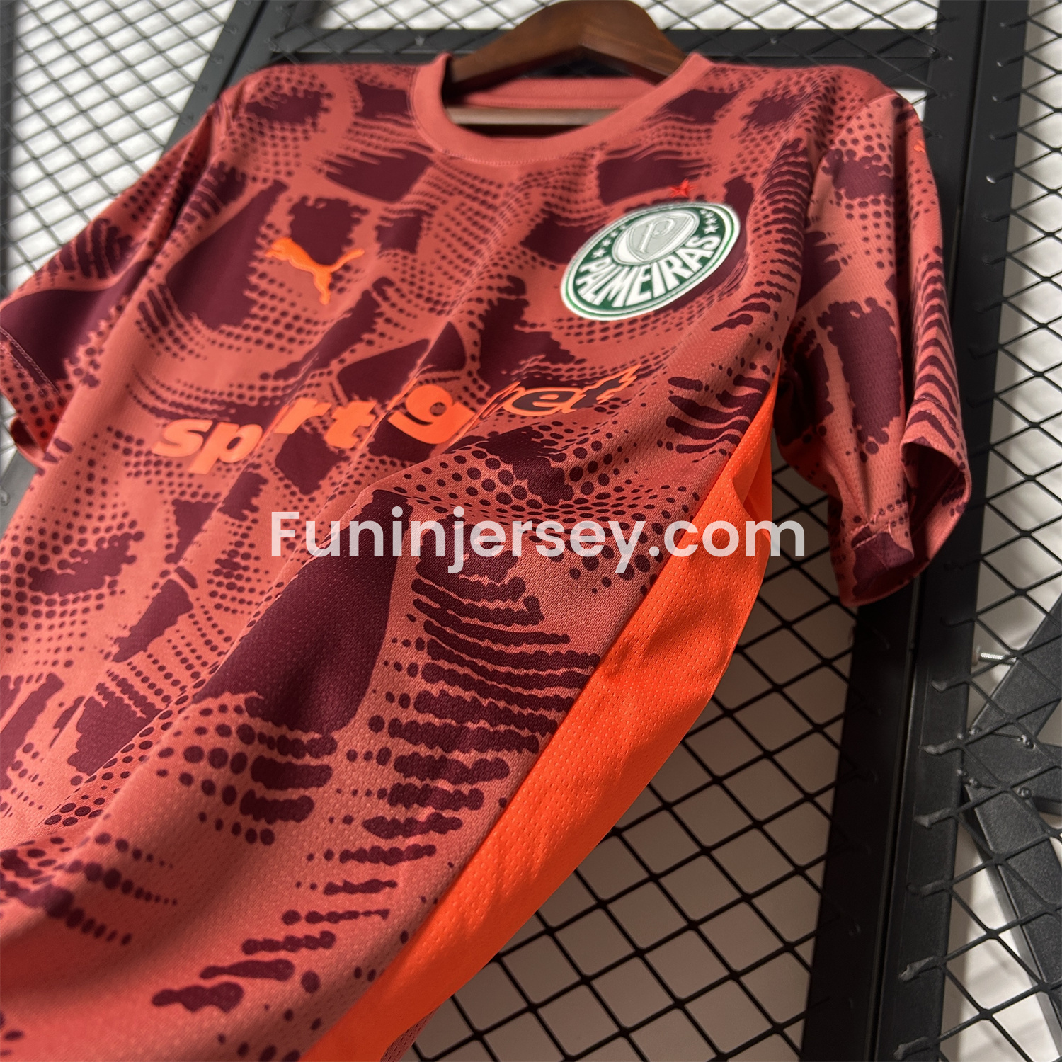 Funinjersey-Palmeiras 25-26 Red Goalkeeper Jersey - Fans Version