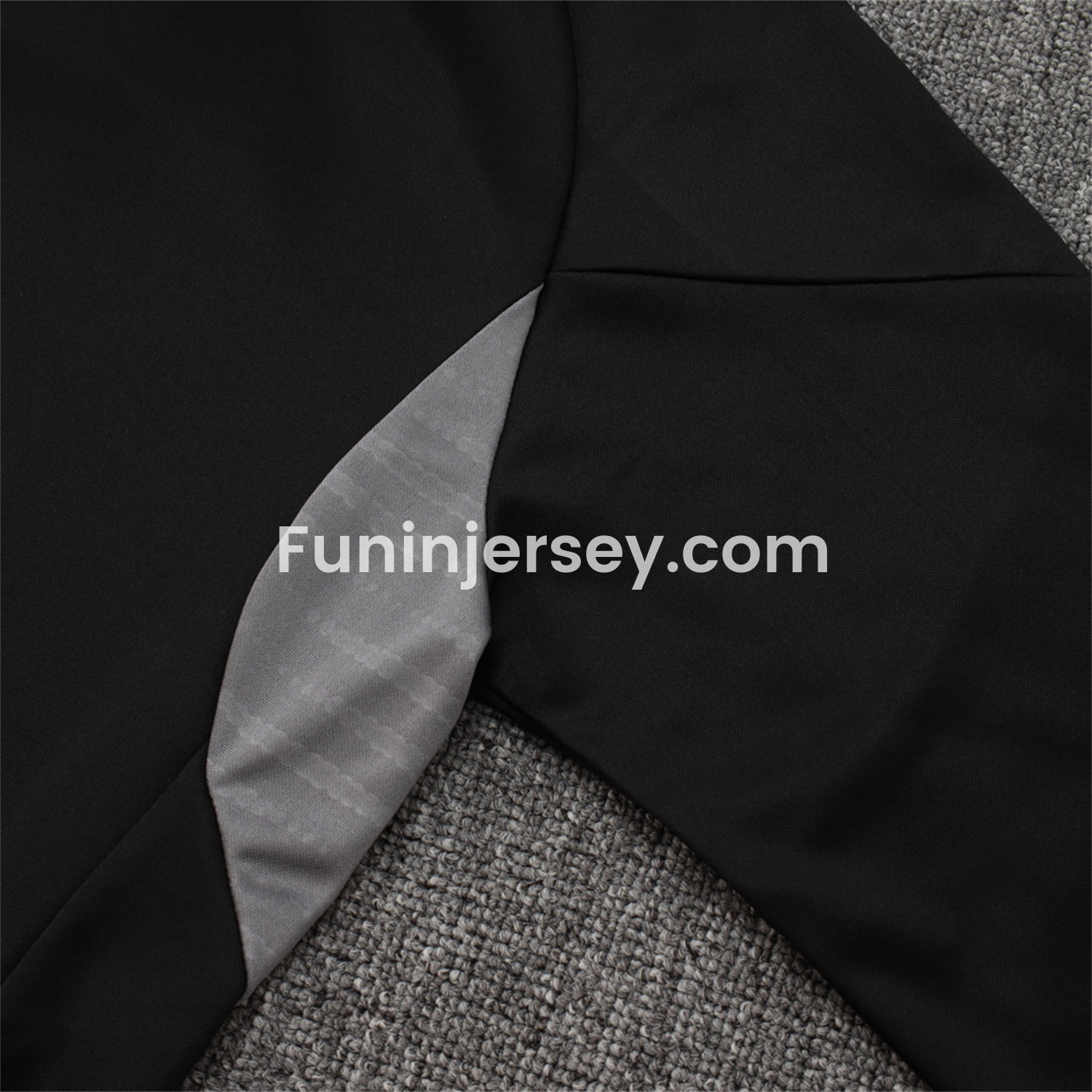 Funinjersey-INT M.A.M 25-26 Long Sleeves Training Set - Black Top & Black Pants