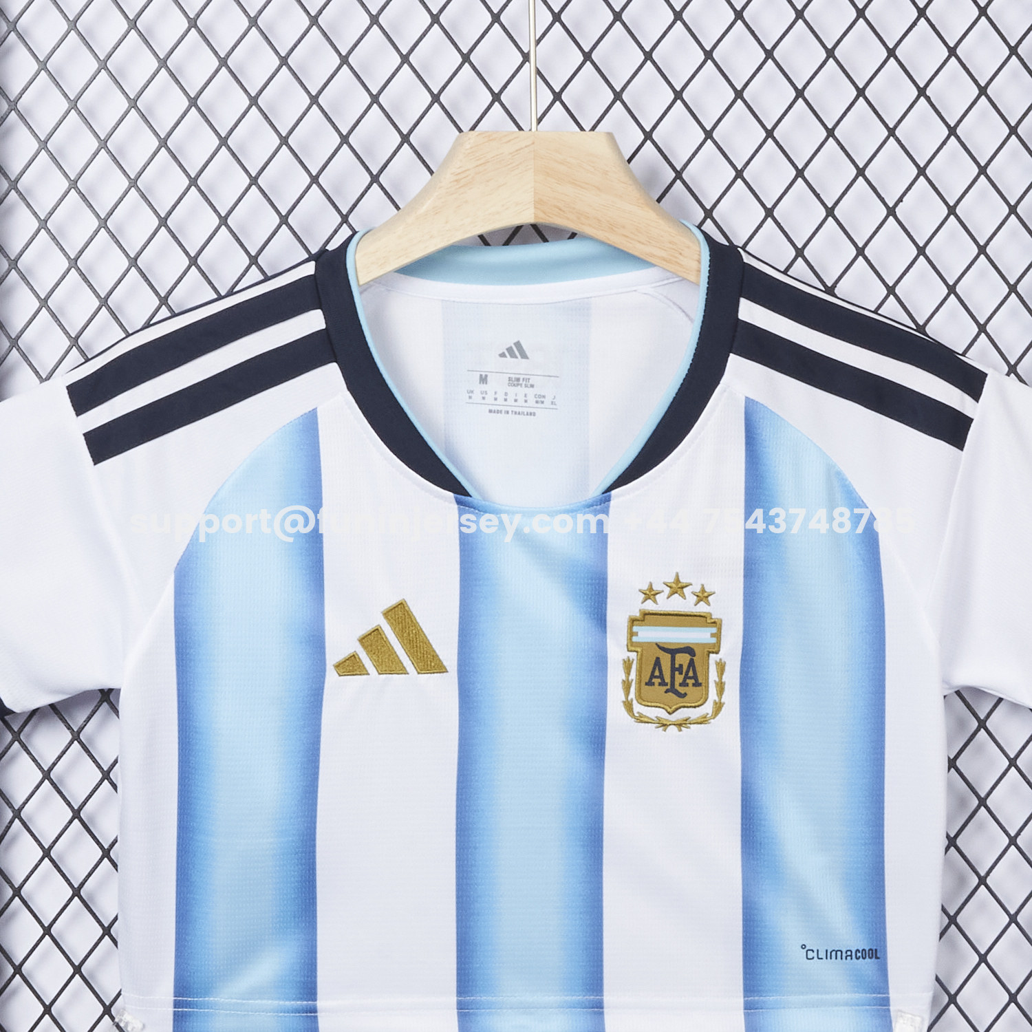 Funinjersey-Women's Argentina 2026 Home Cropped Jersey