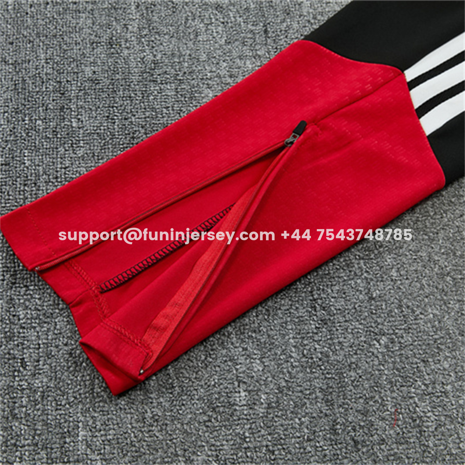 Funinjersey-Germany 2026 Long Sleeve Training Set - Red Top & Pants
