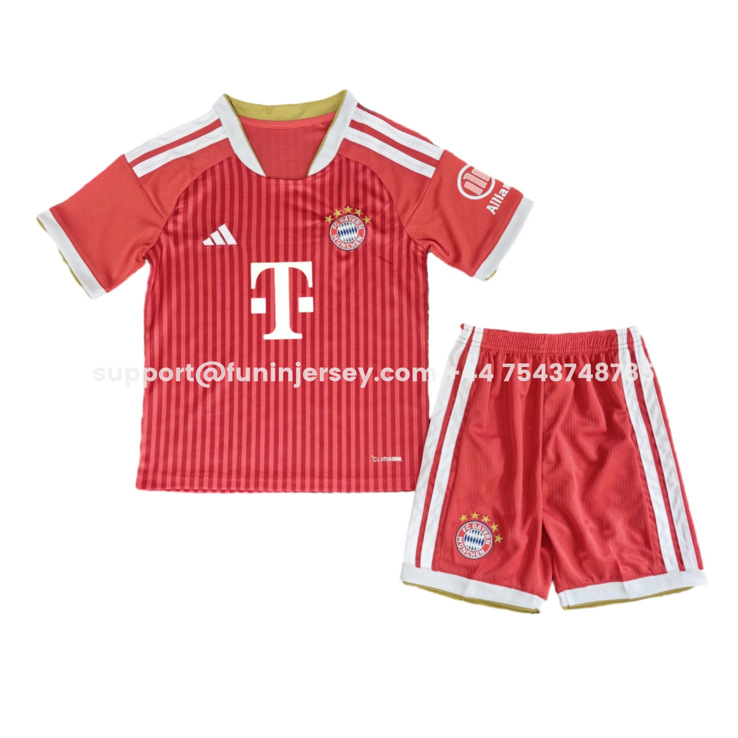 Funinjersey-Bayern Munich 26-27 Home Kids Kit