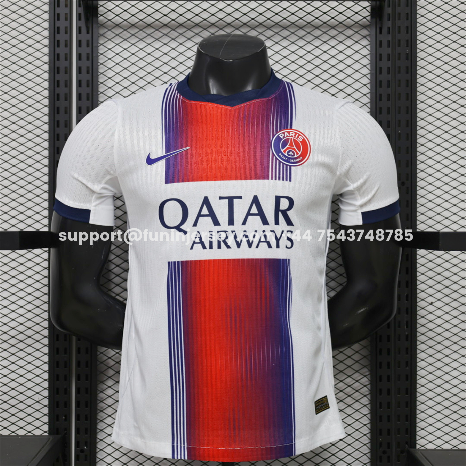 Funinjersey-Paris Saint-Germain PSG 26-27 Away Jersey - Player Version