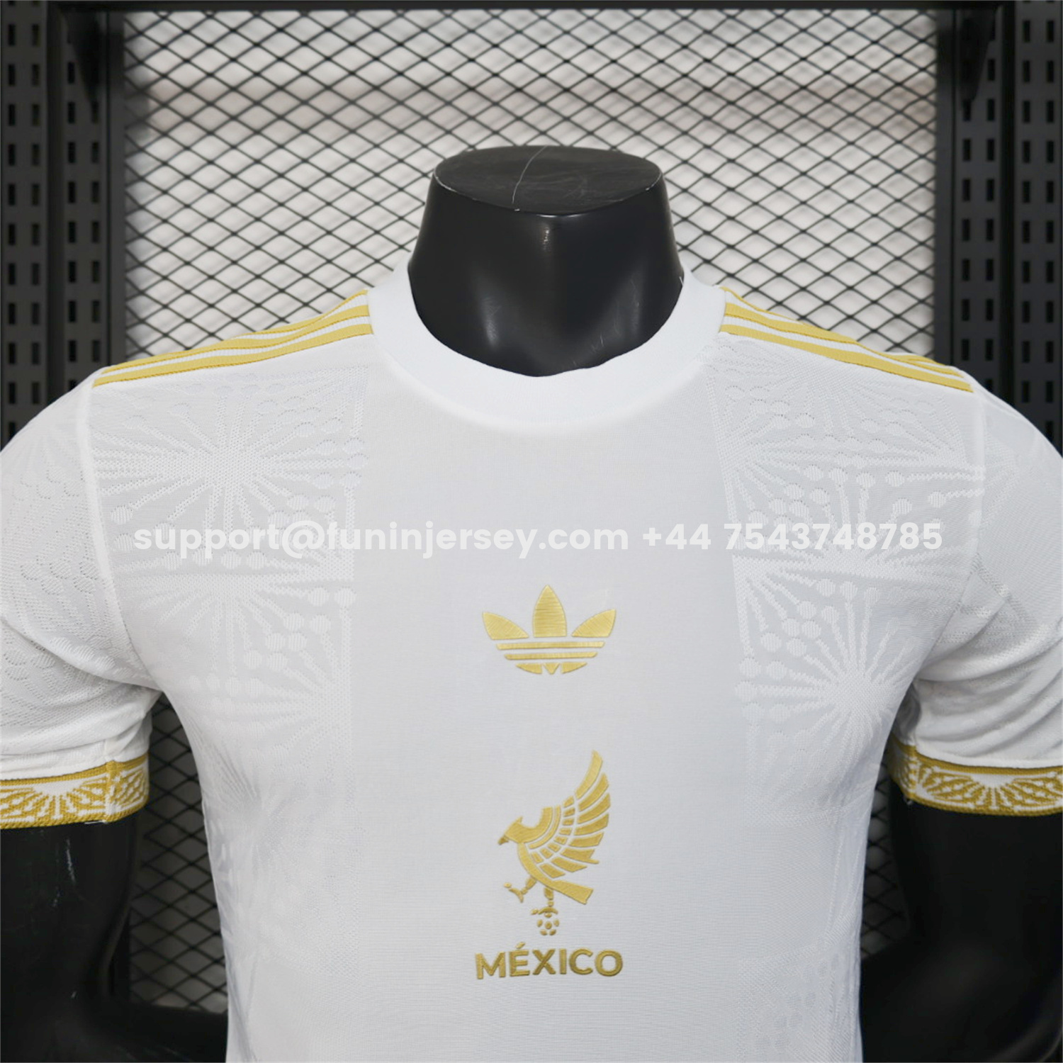 Funinjersey-Mexico 2025 Gold Cup White Special Edition Jersey - Player Version