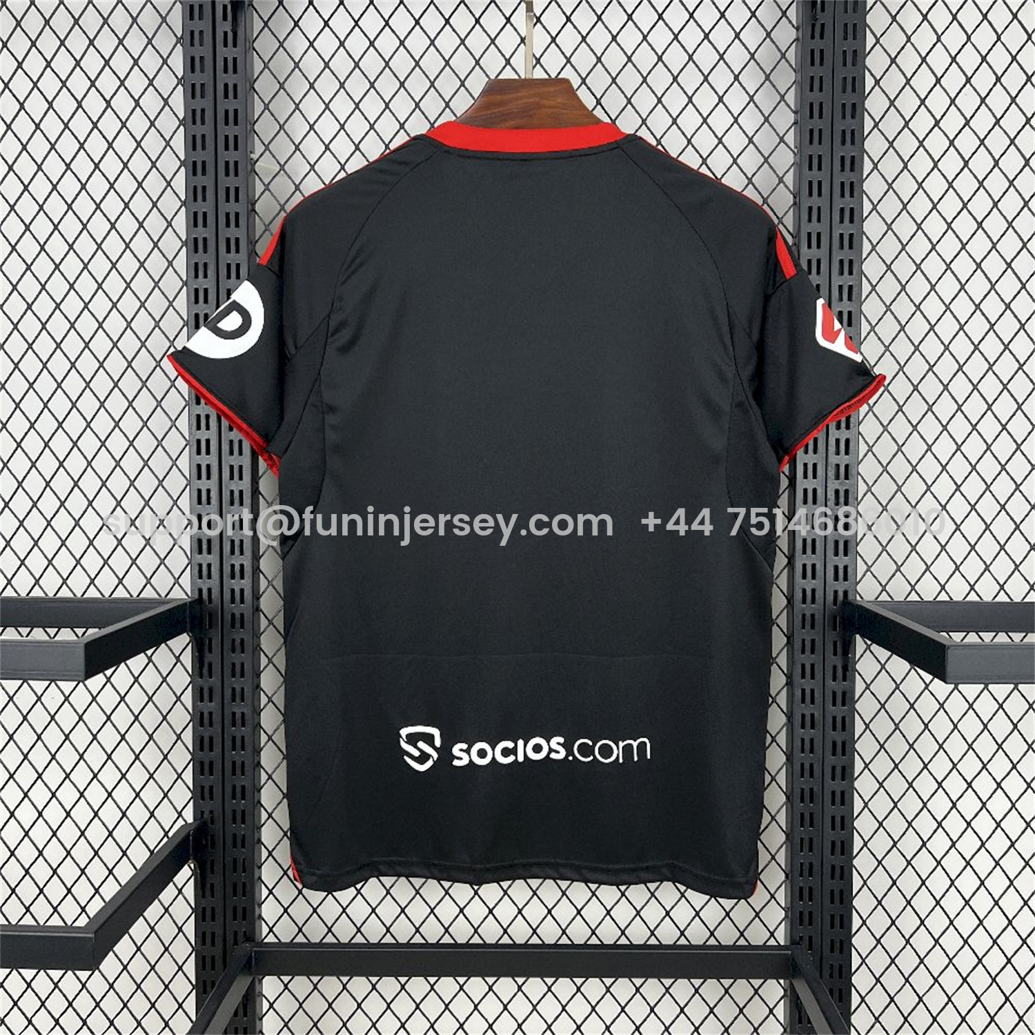 Funinjersey-Sevilla 25-26 Third Black Jersey - Fans Version