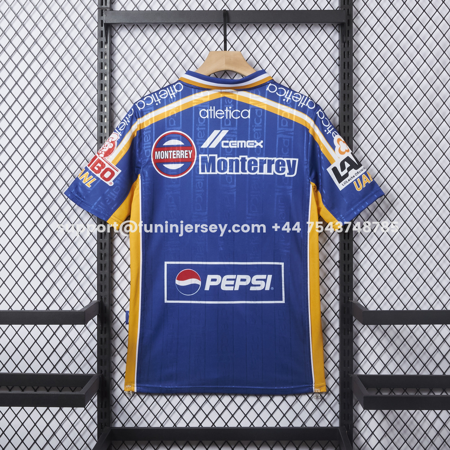 Funinjersey-Retro Tigres UANL 1999-00 Away Jersey