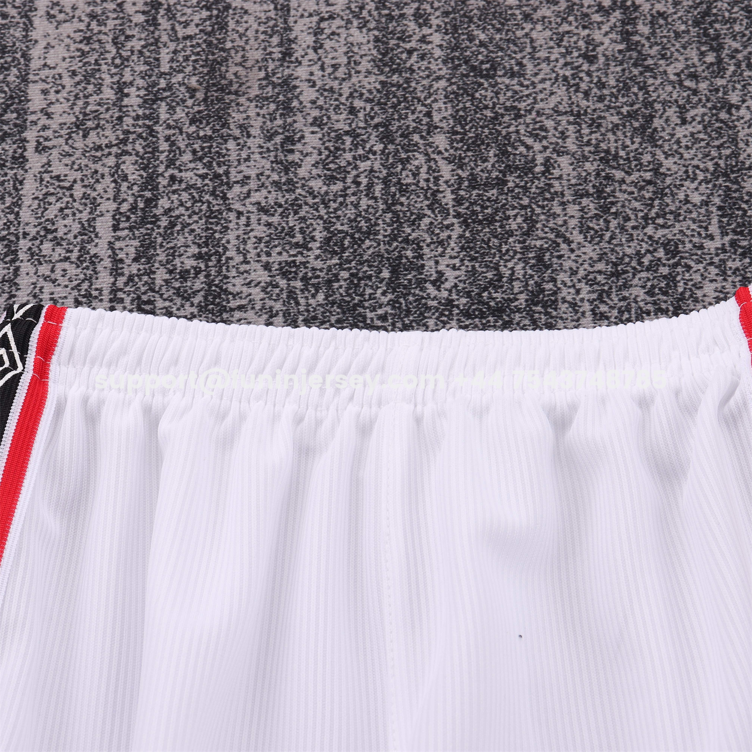 Funinjersey-Retro Manchester United 1998-99 White Special Kids Kit