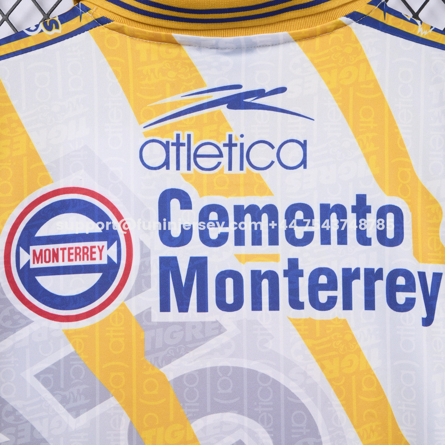Funinjersey-Retro Tigres UANL 1997-98 Away White Jersey