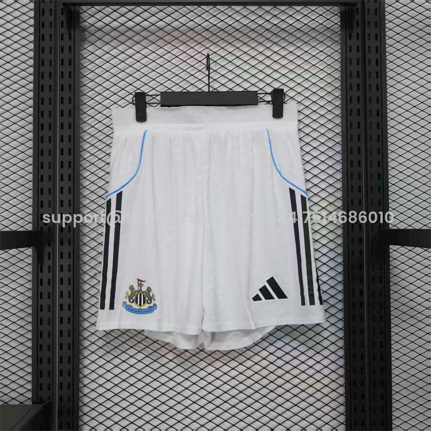 Funinjersey-Newcastle United 25-26 Home White Shorts - Player Version