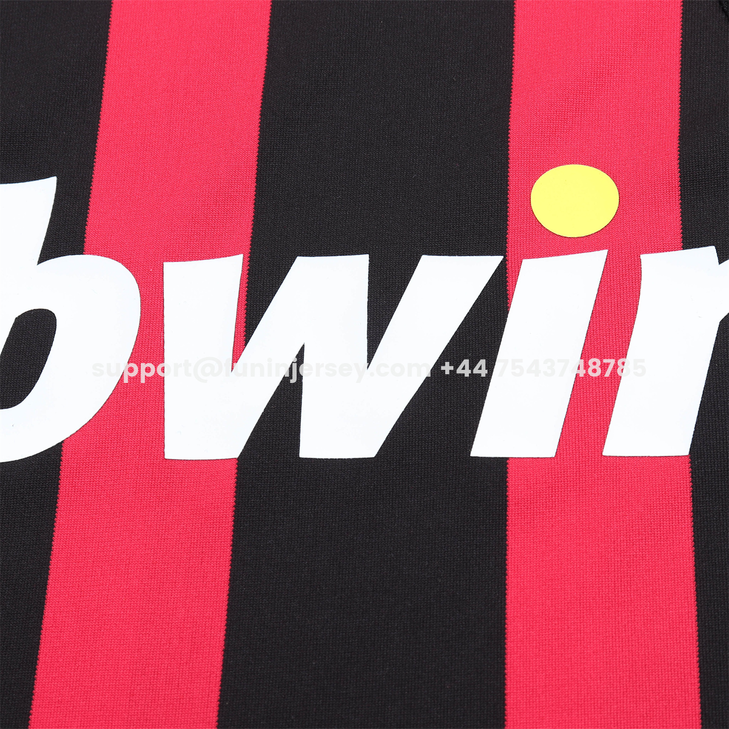 Funinjersey-Retro AC Milan 2006-07 Home Long Sleeves Kids Kit