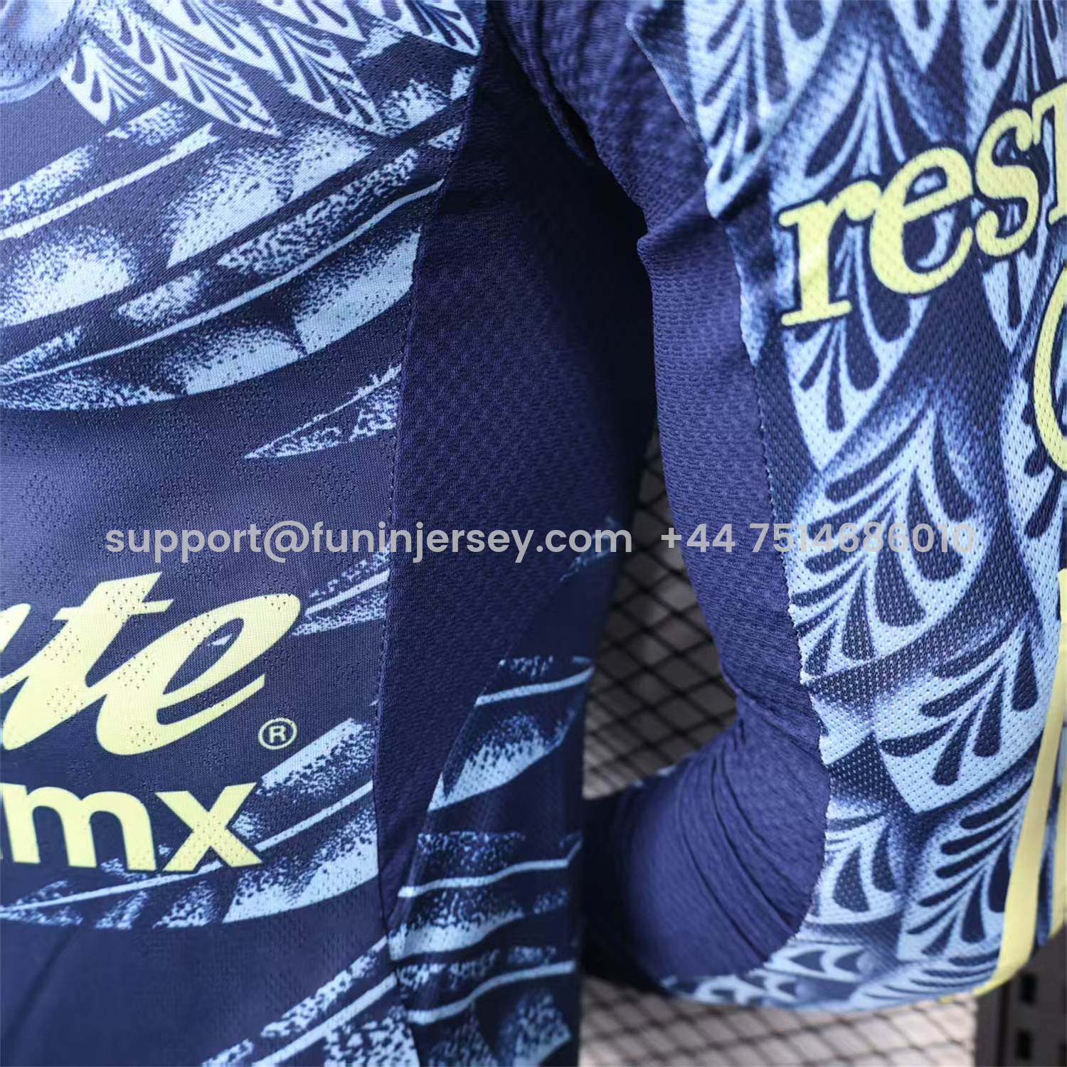 Funinjersey-Club América 25-26 Away Long Jersey - Player Version