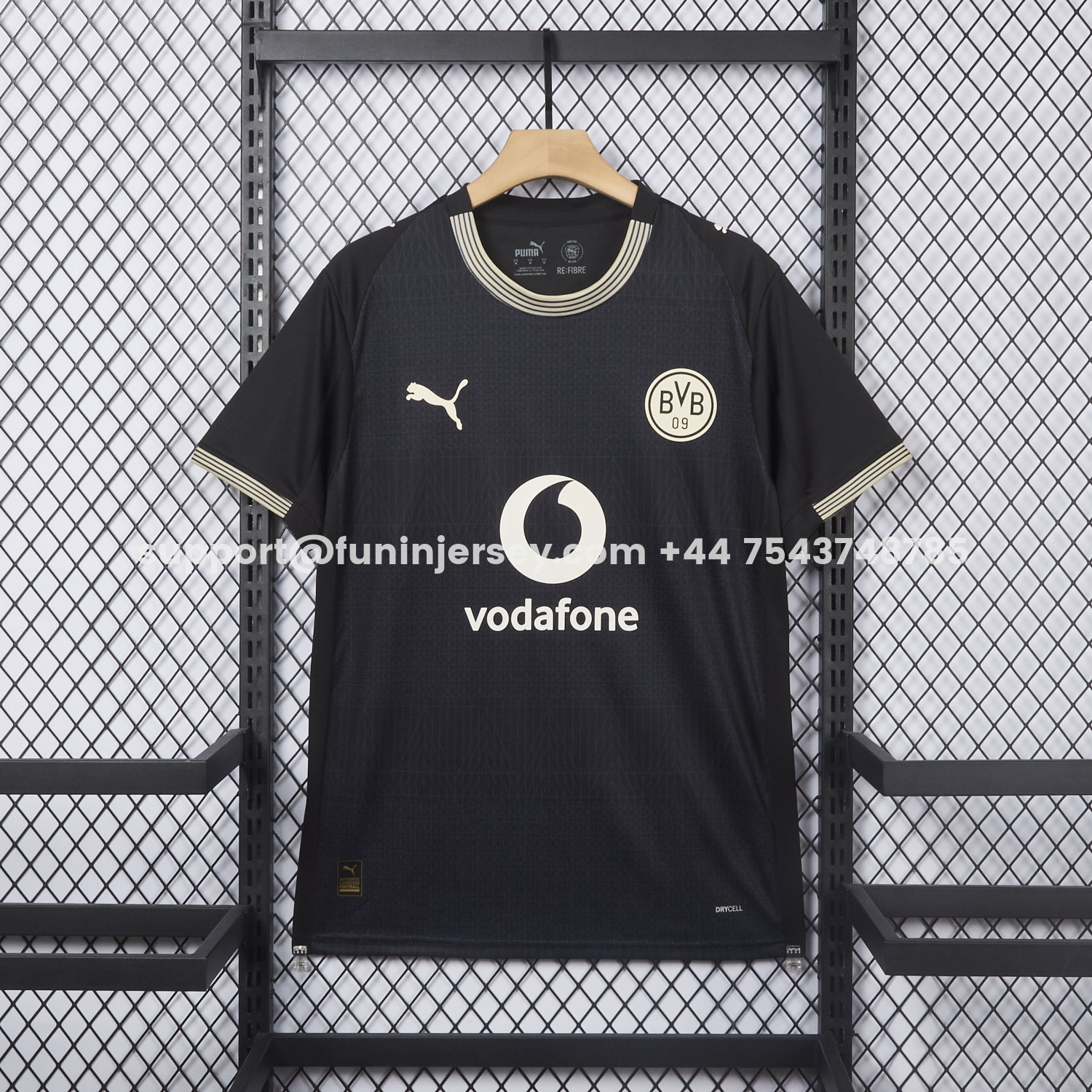 Funinjersey-Dortmund 25-26 “100 JAHRE STADION ROTE ERDE” Black Special Jersey - Fans Version