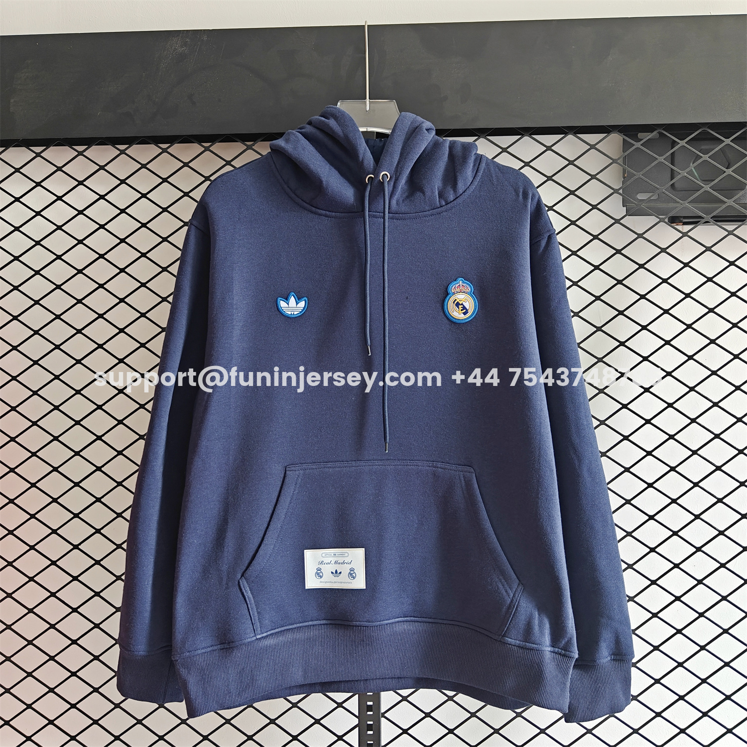 Funinjersey-Real Madrid 25-26 Originals Terrace Icon Unisex Pullover Hoodie
