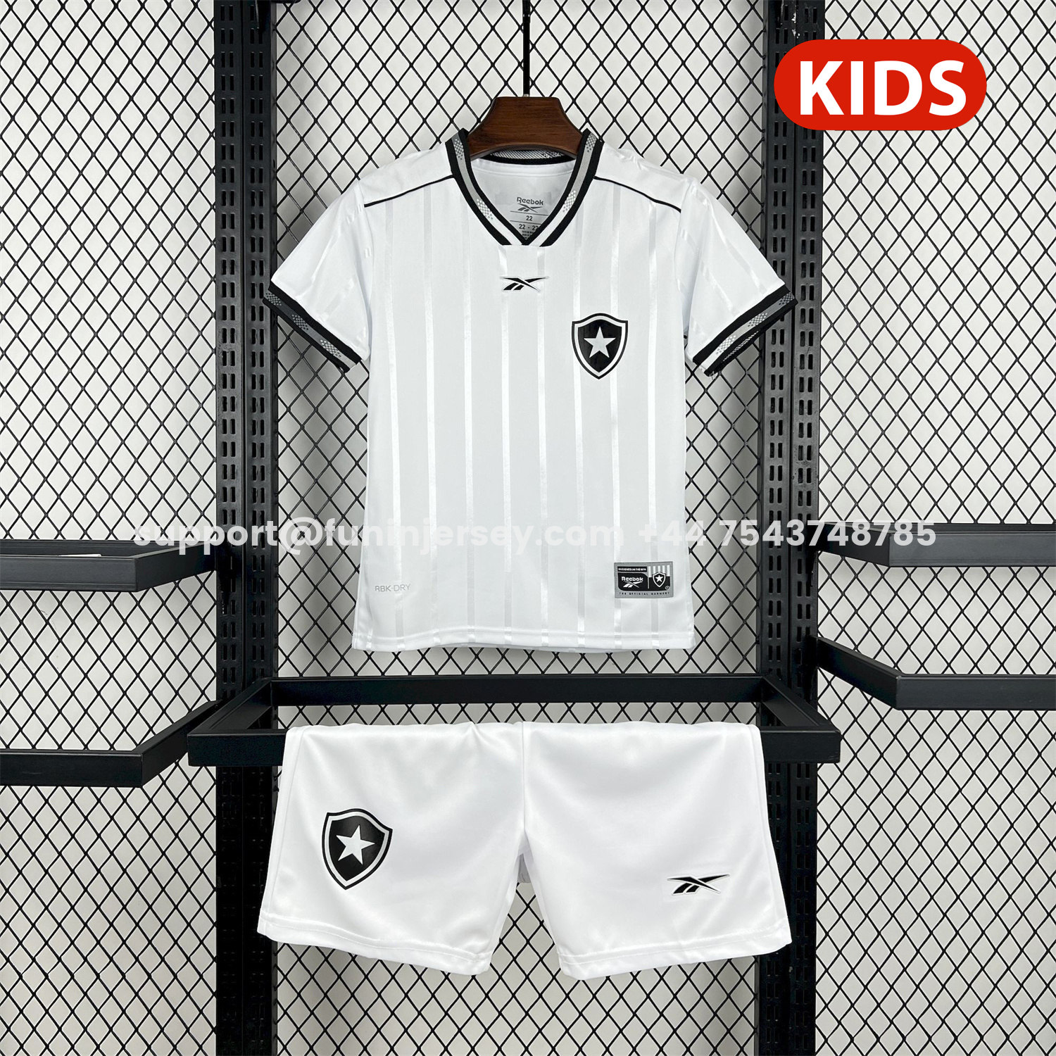 Funinjersey-Botafogo 25-26 Third Unsponsored Kids Kit