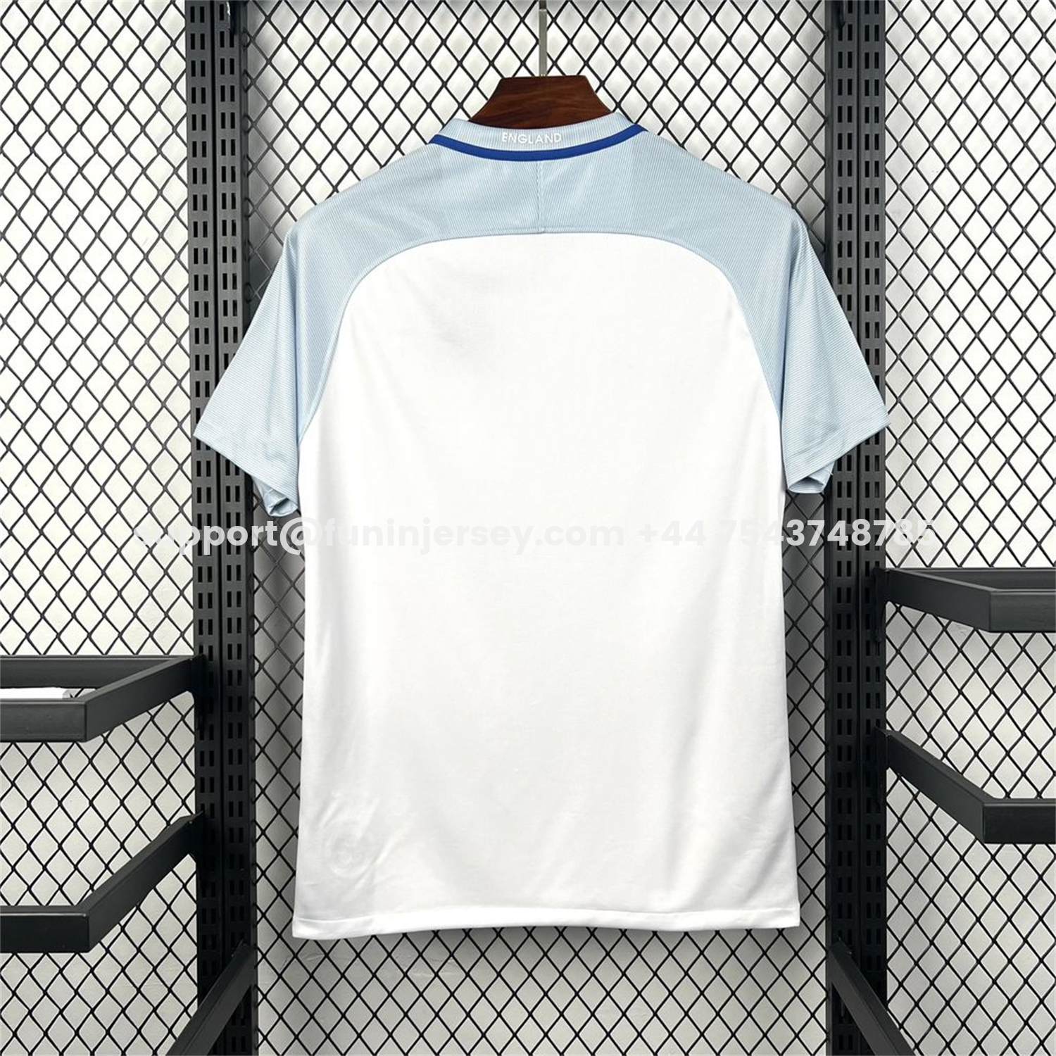 Funinjersey-Retro England 2016 Home White Jersey