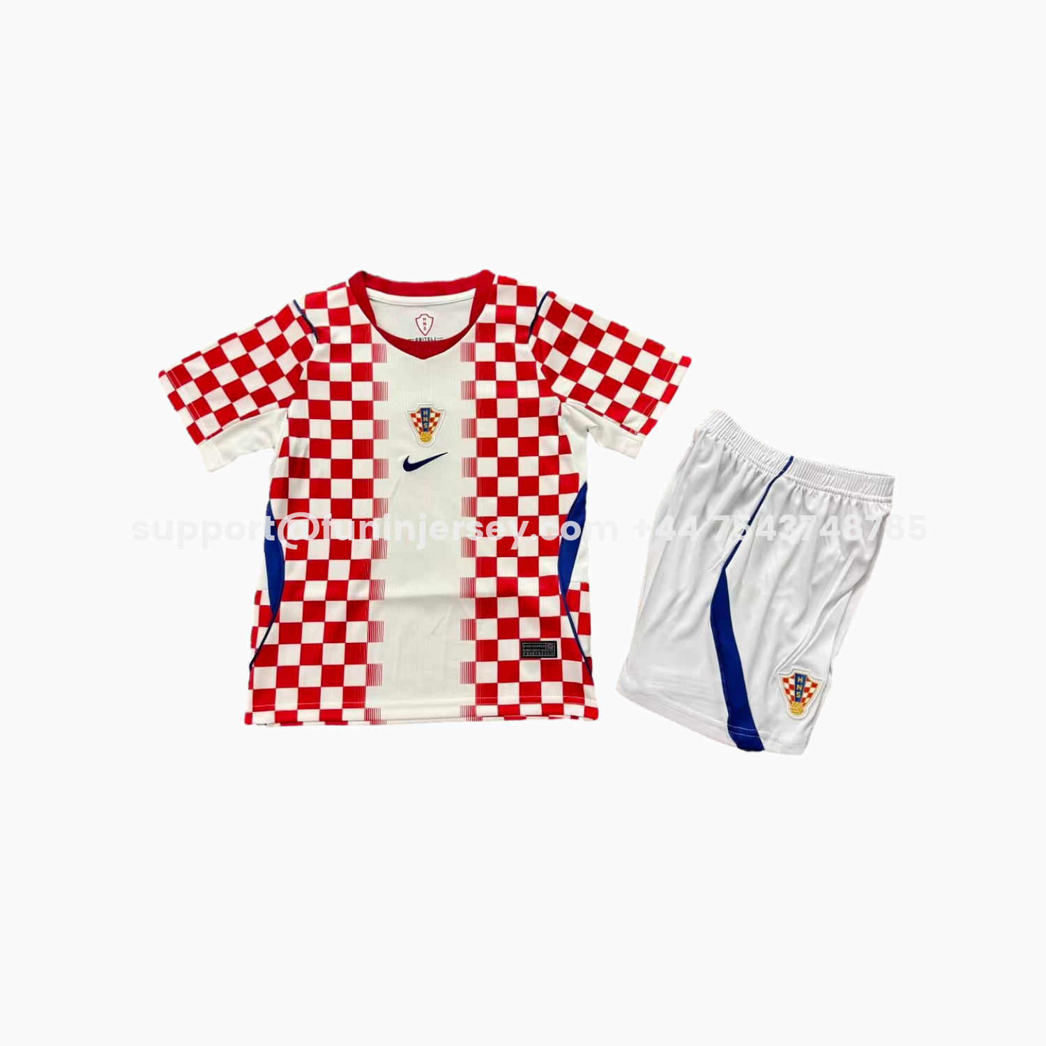 Funinjersey-Croatia 2026 Home Kids Kit