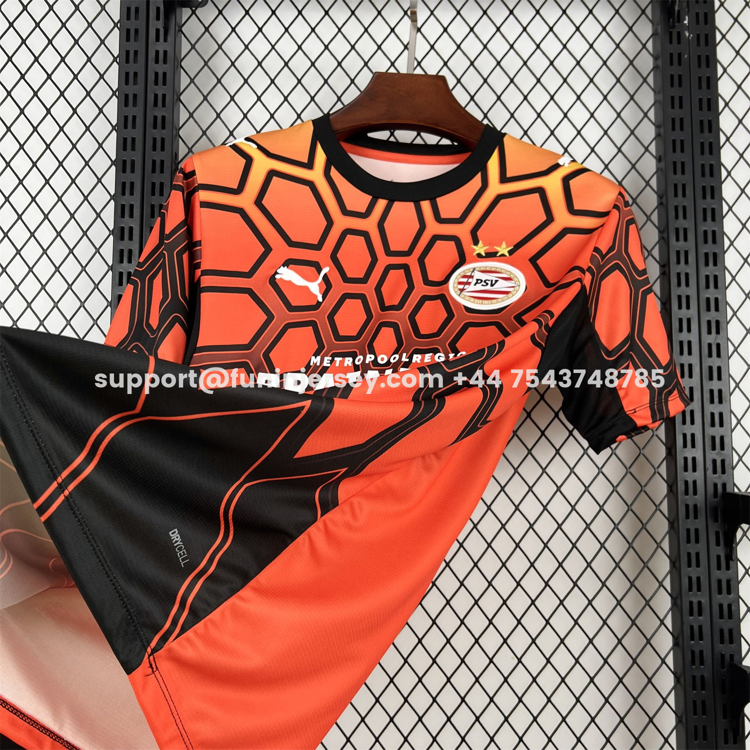 Funinjersey-PSV Eindhoven 26-27 Orange With Black Special Jersey - Fans Version
