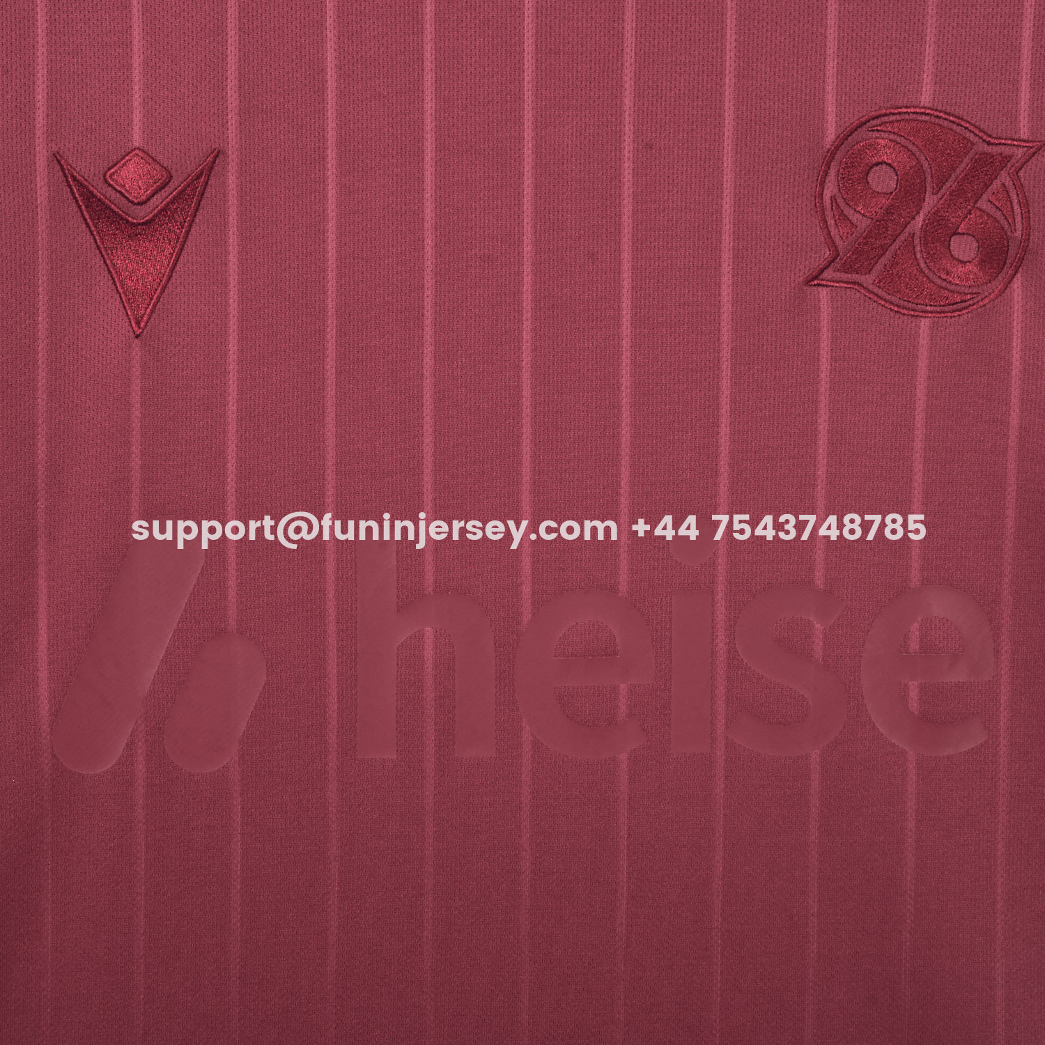 Funinjersey-Hannover 96 25-26 130th Anniversary Jersey - Fans Version