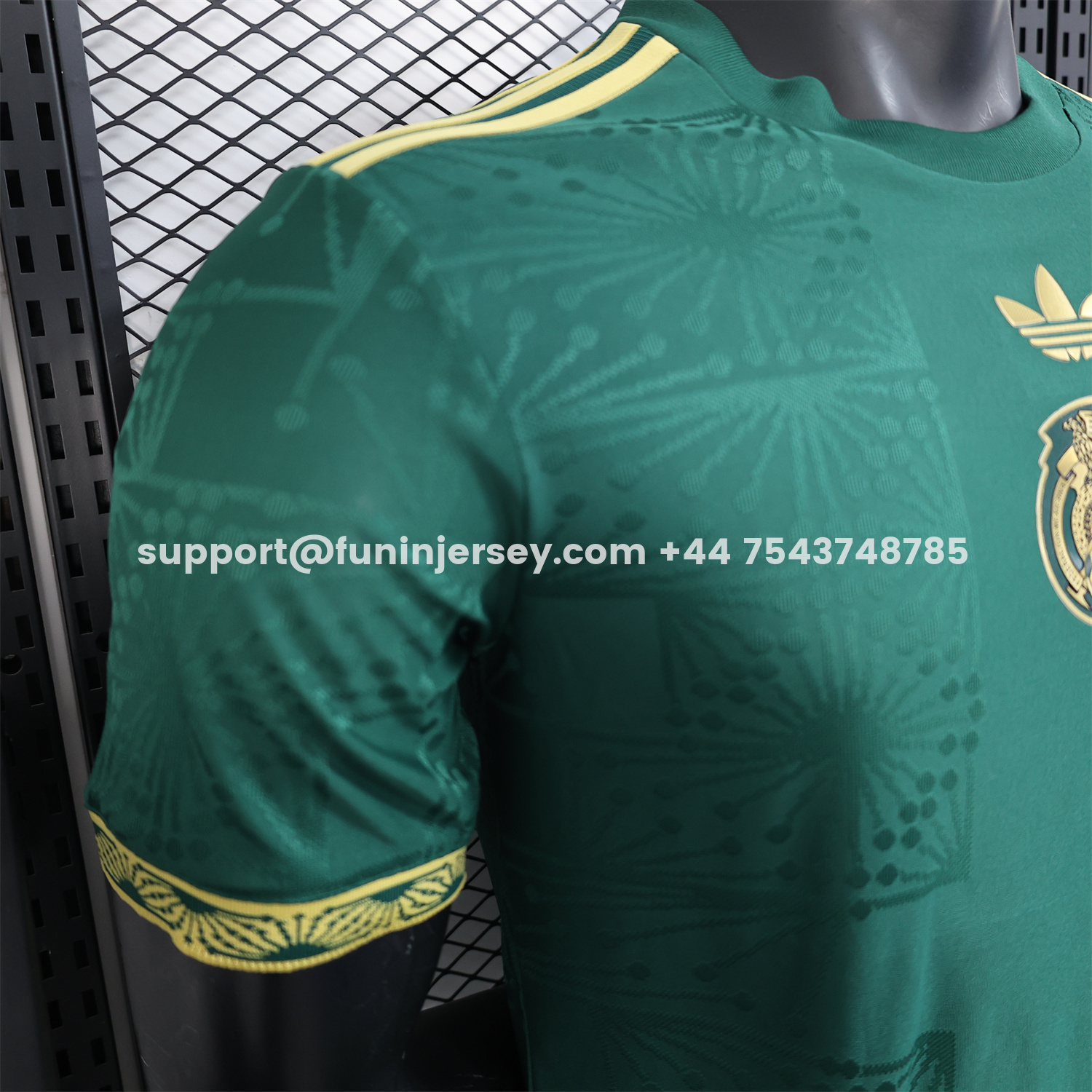 Funinjersey-Mexico 2025 Gold Cup Special Edition Green Jersey - Player Version