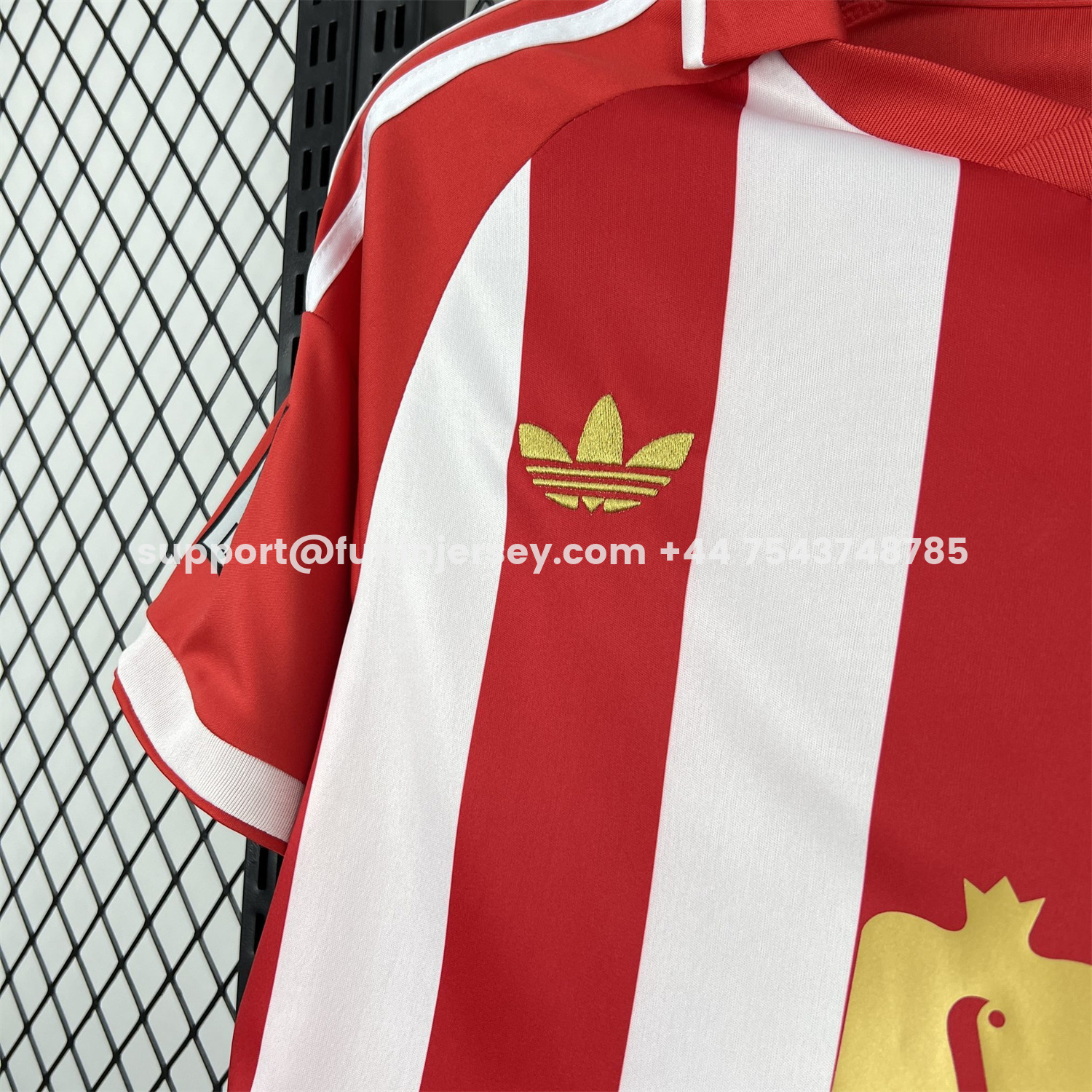 Funinjersey-Granada CF 25-26 Retro Style Red Polo Jersey - Fans Version