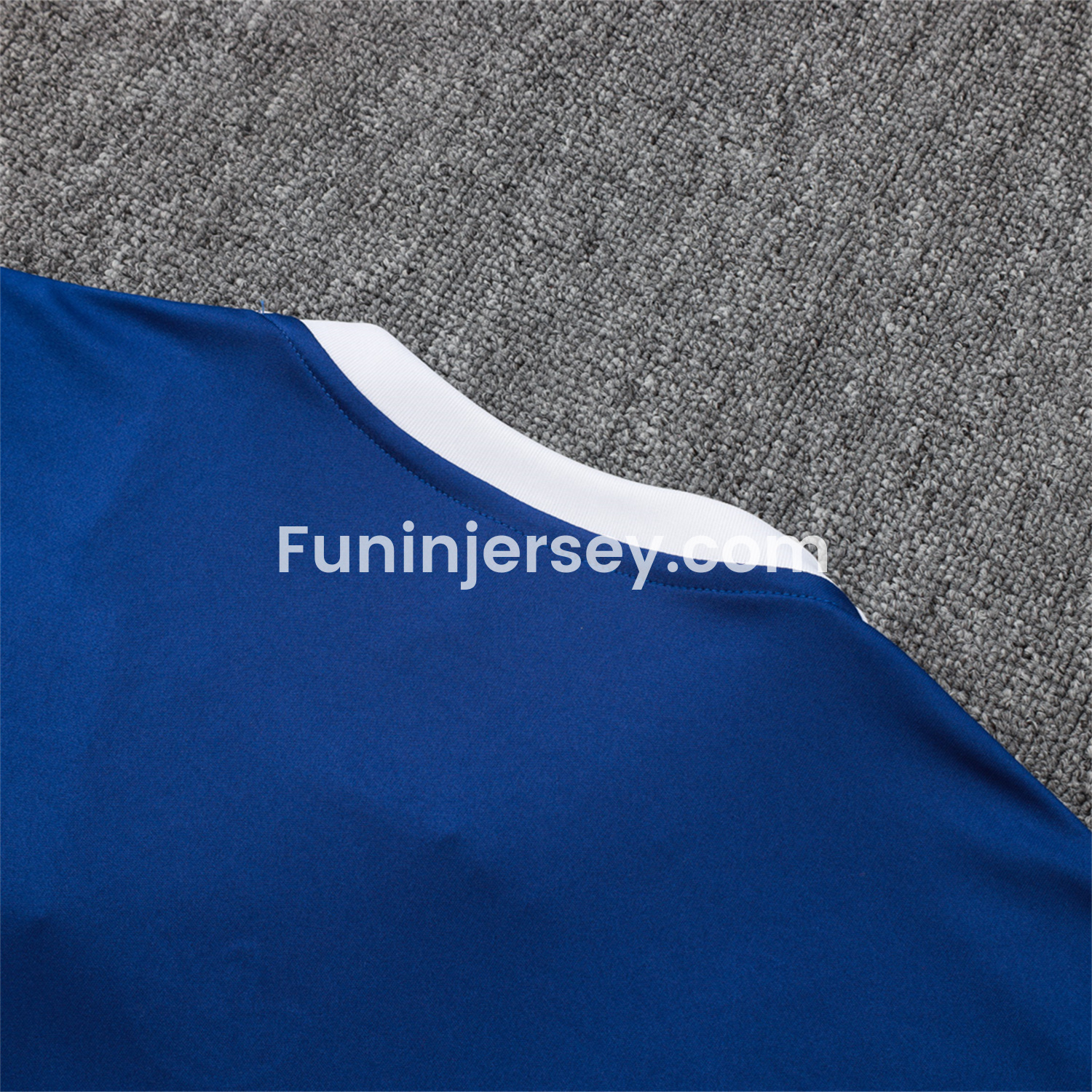 Funinjersey-Arsenal 25-26 Throwback Trefoil Vest Training Set - Royal Blue Vest and Shorts