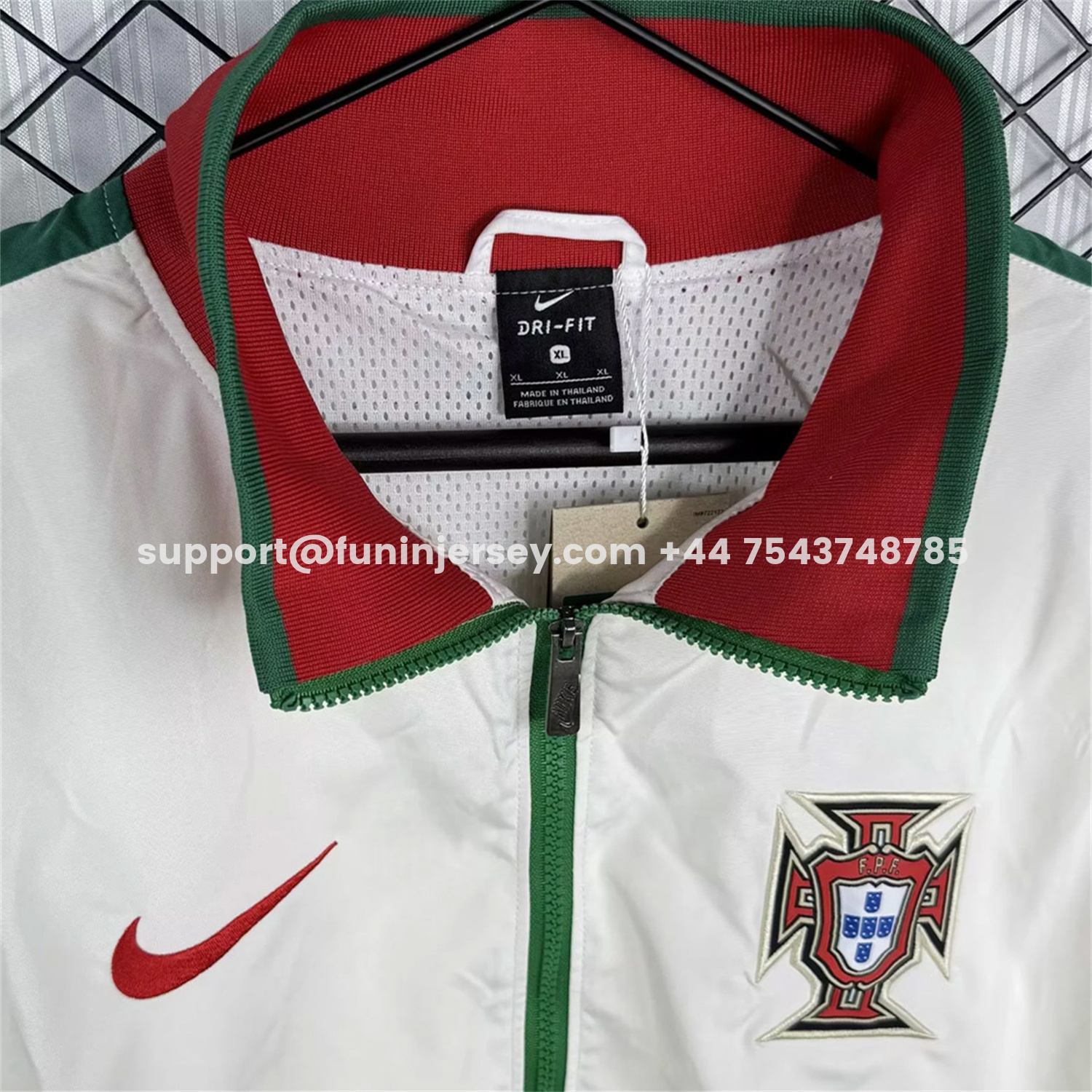 Funinjersey-Retro Portugal 2010 White Windbreaker