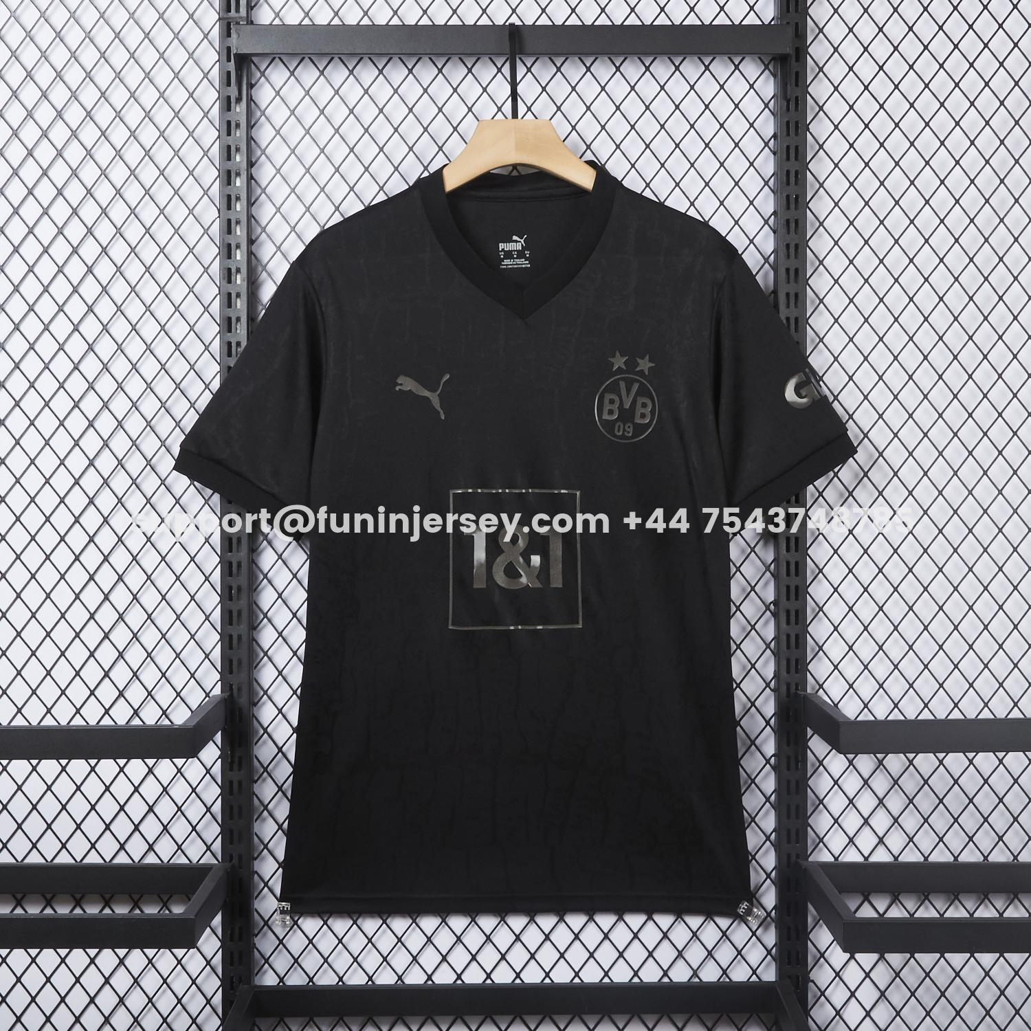 Funinjersey-Retro Dortmund 2022-23 Black Special Edition Jersey