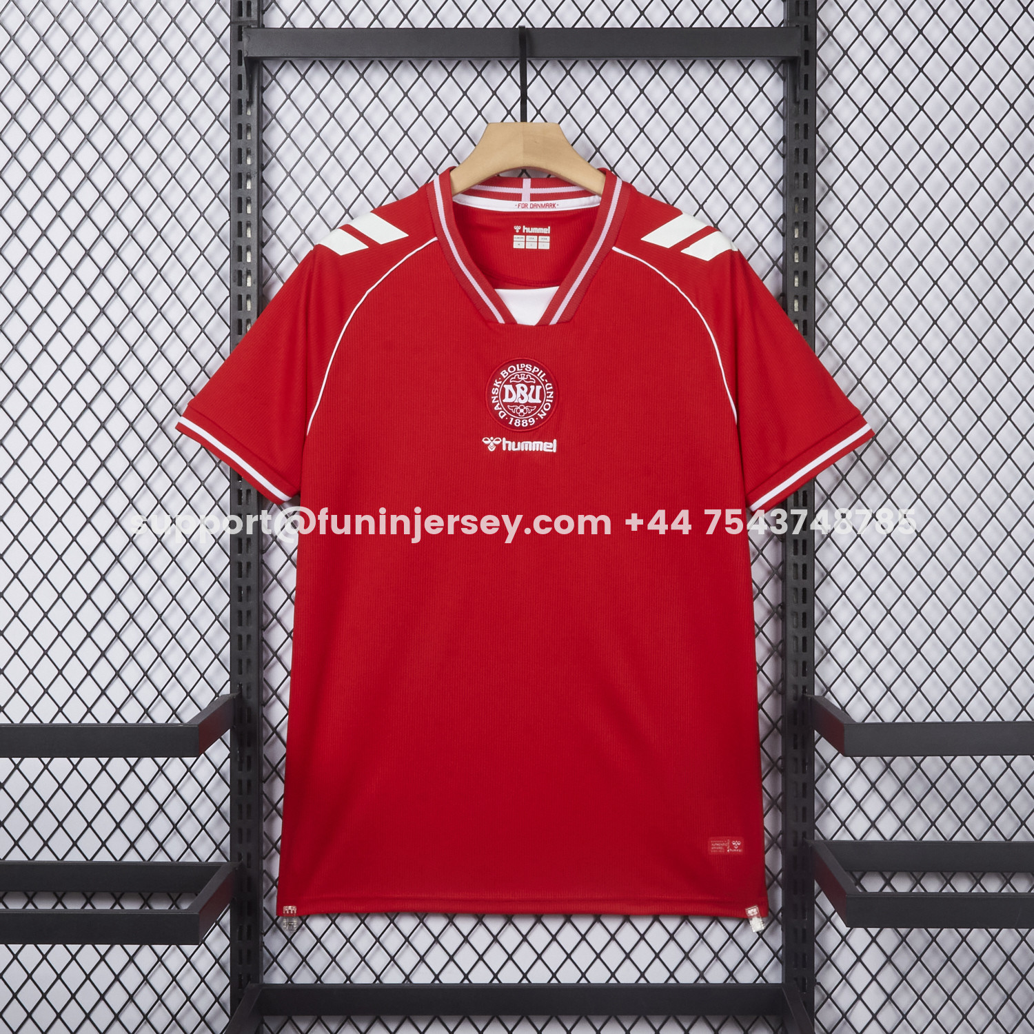Funinjersey-Denmark 2026 Home Jersey - Fans Version