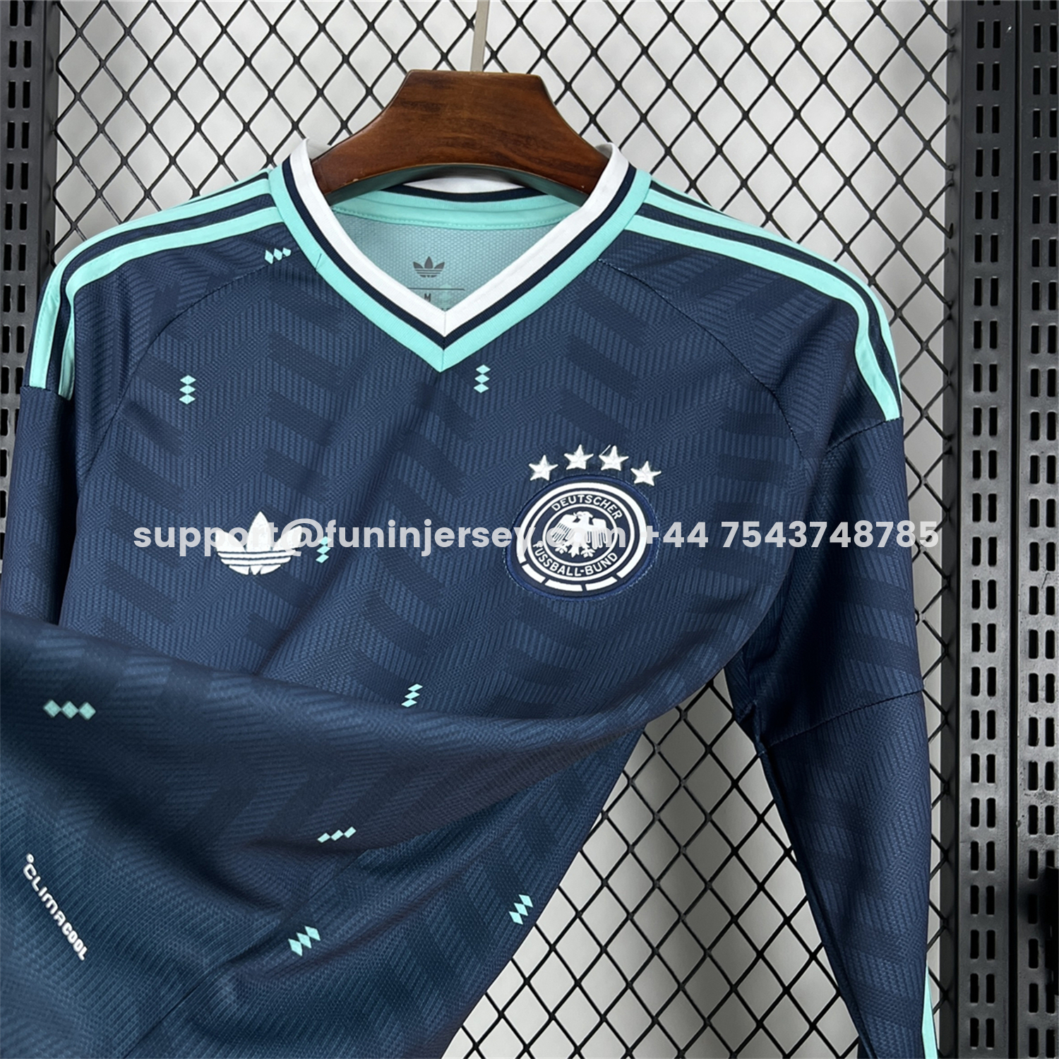 Funinjersey-Germany 2026 Away Long Sleeves Jersey - Fans Version