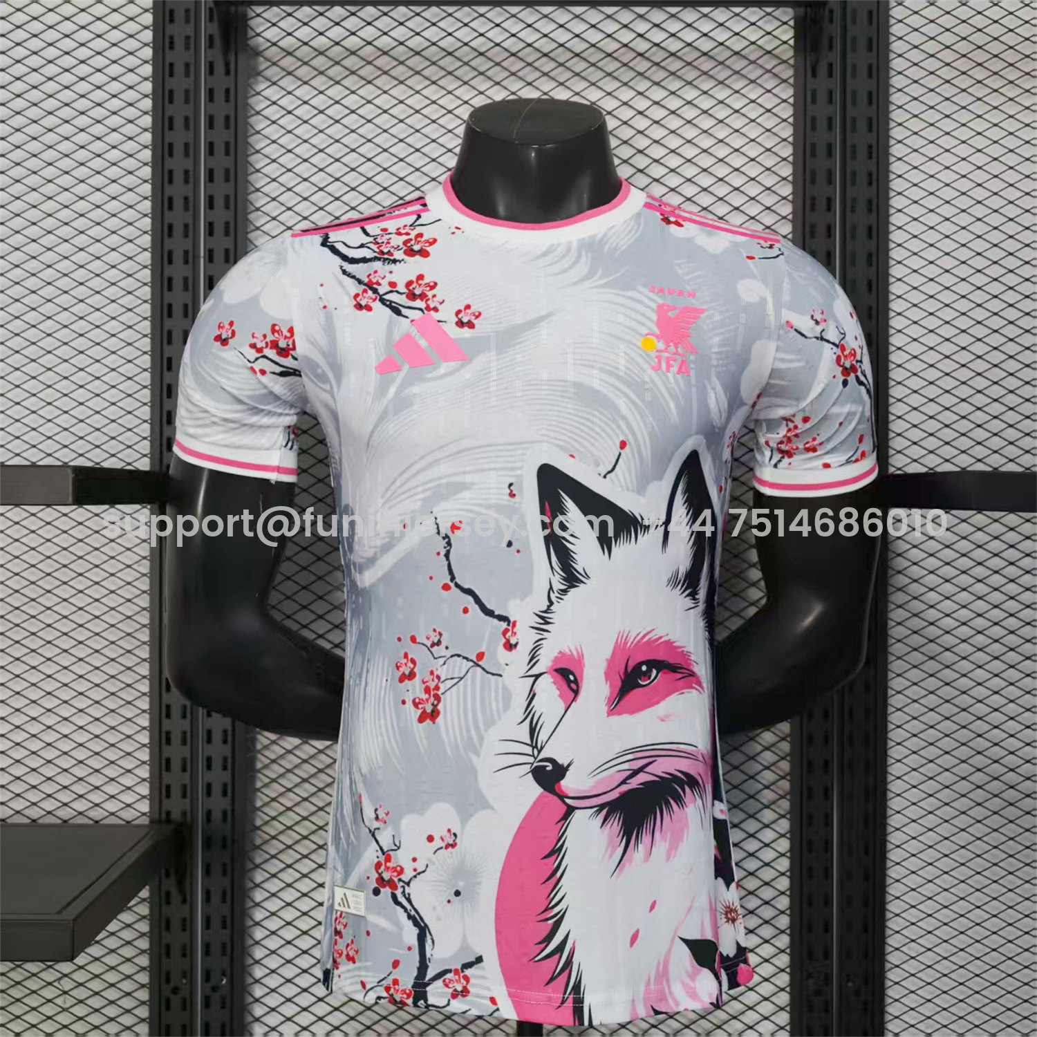 Funinjersey-Japan 25-26 Pink And White Snow Fox Special Jersey - Player Version