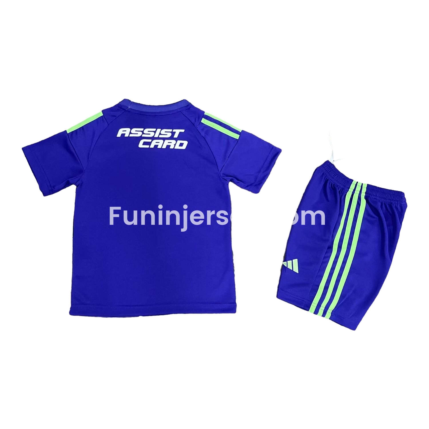Funinjersey-Colo Colo 25-26 Blue Goalkeeper Kids Kit