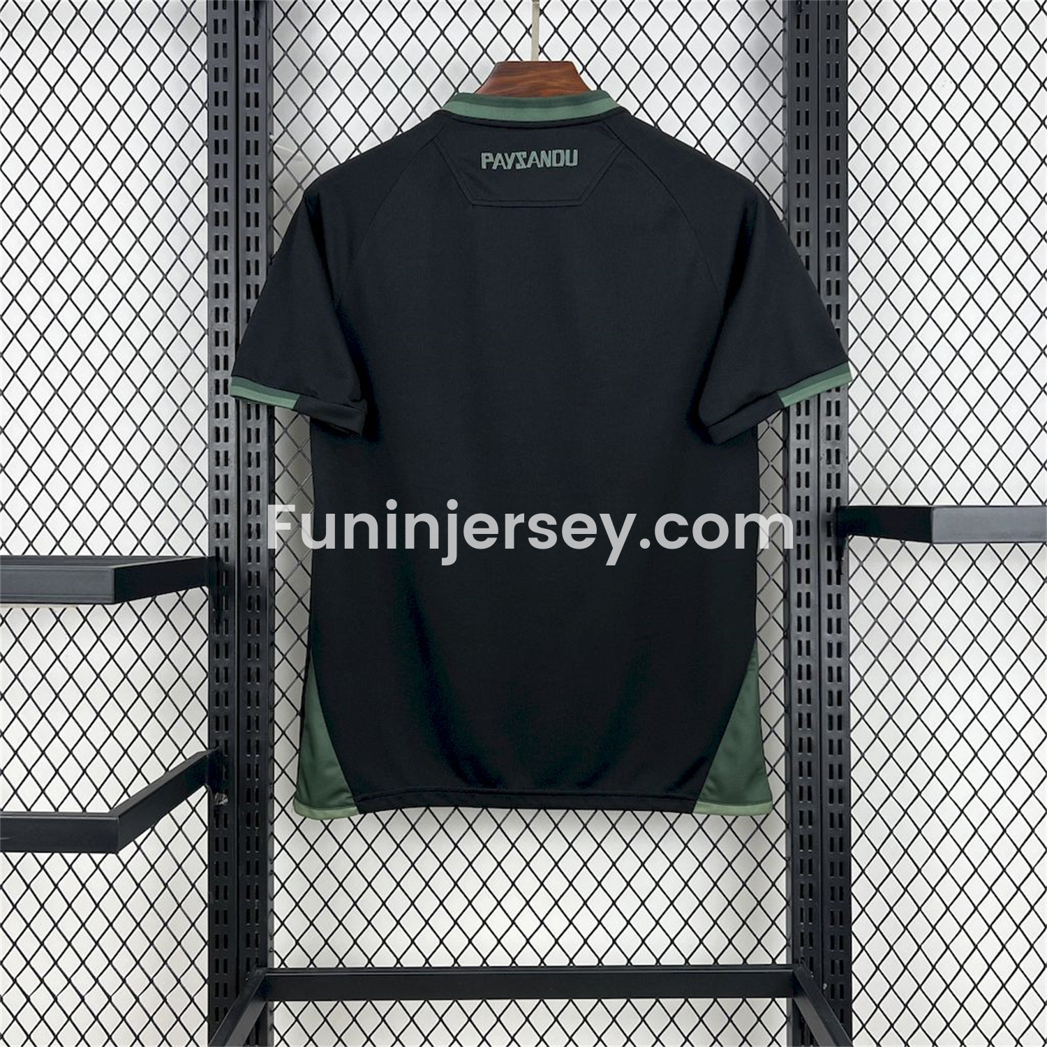 Funinjersey-Paysandu 25-26 Black Training Unsponsored Jersey - Fans Version