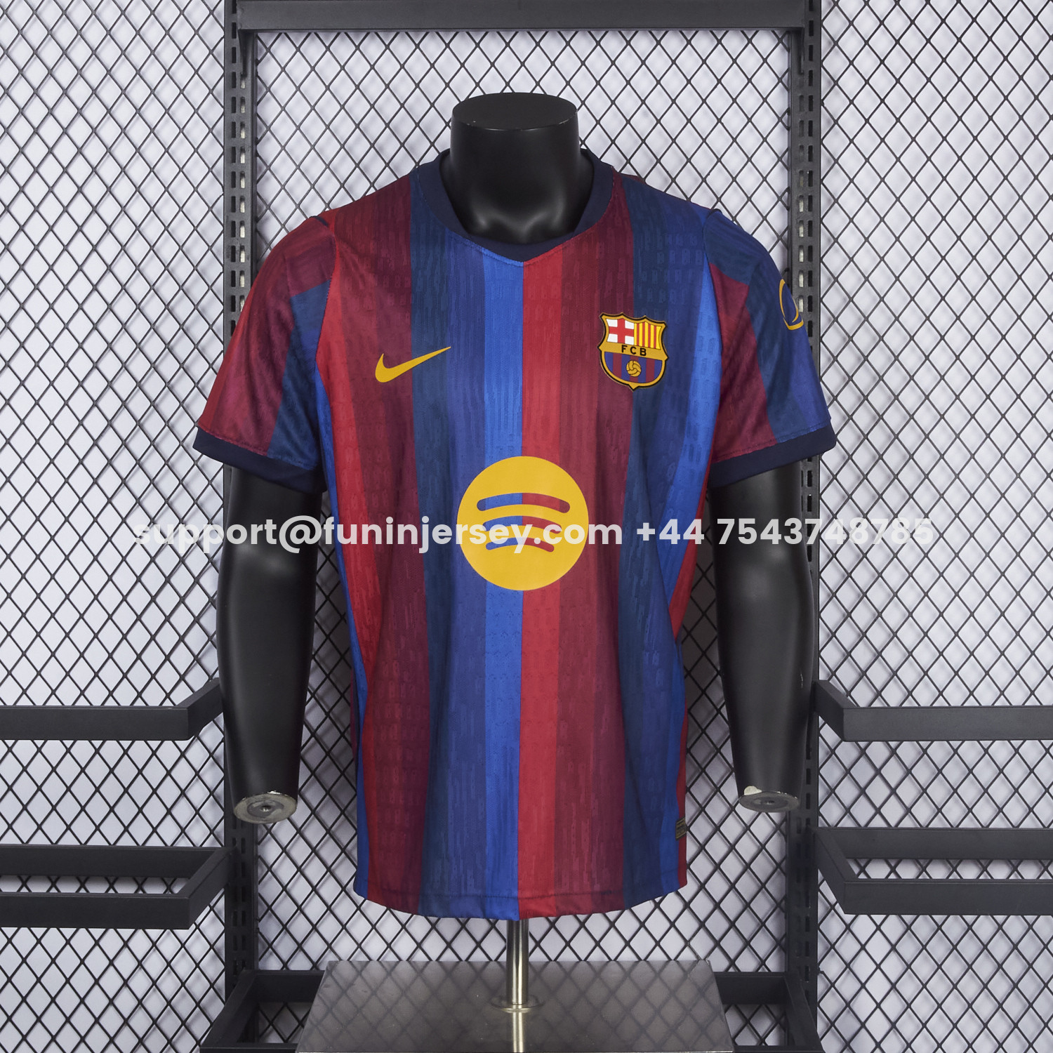 Funinjersey-Barcelona 26-27 Home Jersey - Player Version