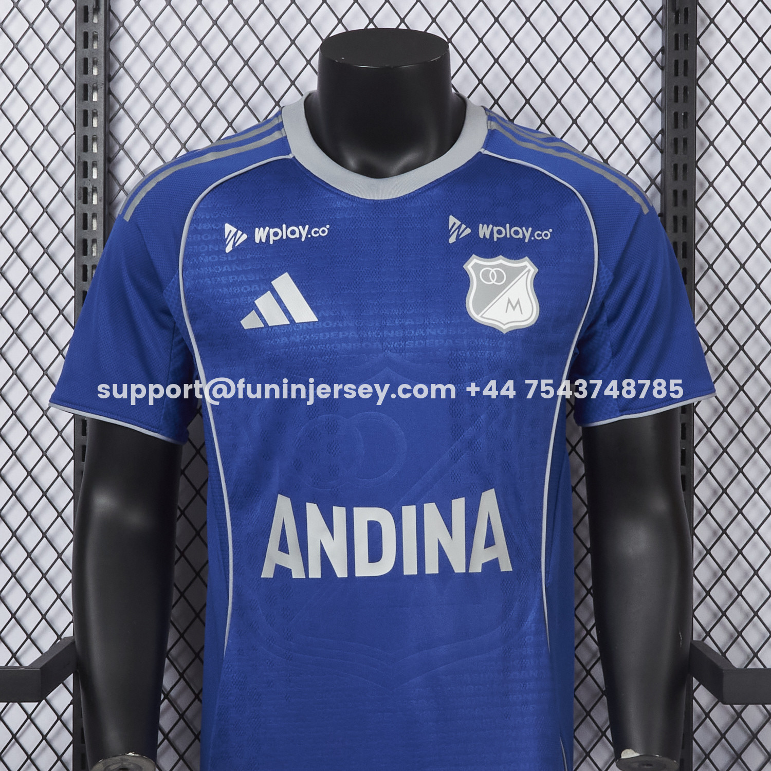 Funinjersey-Millonarios 2026 Home Jersey - Player Version