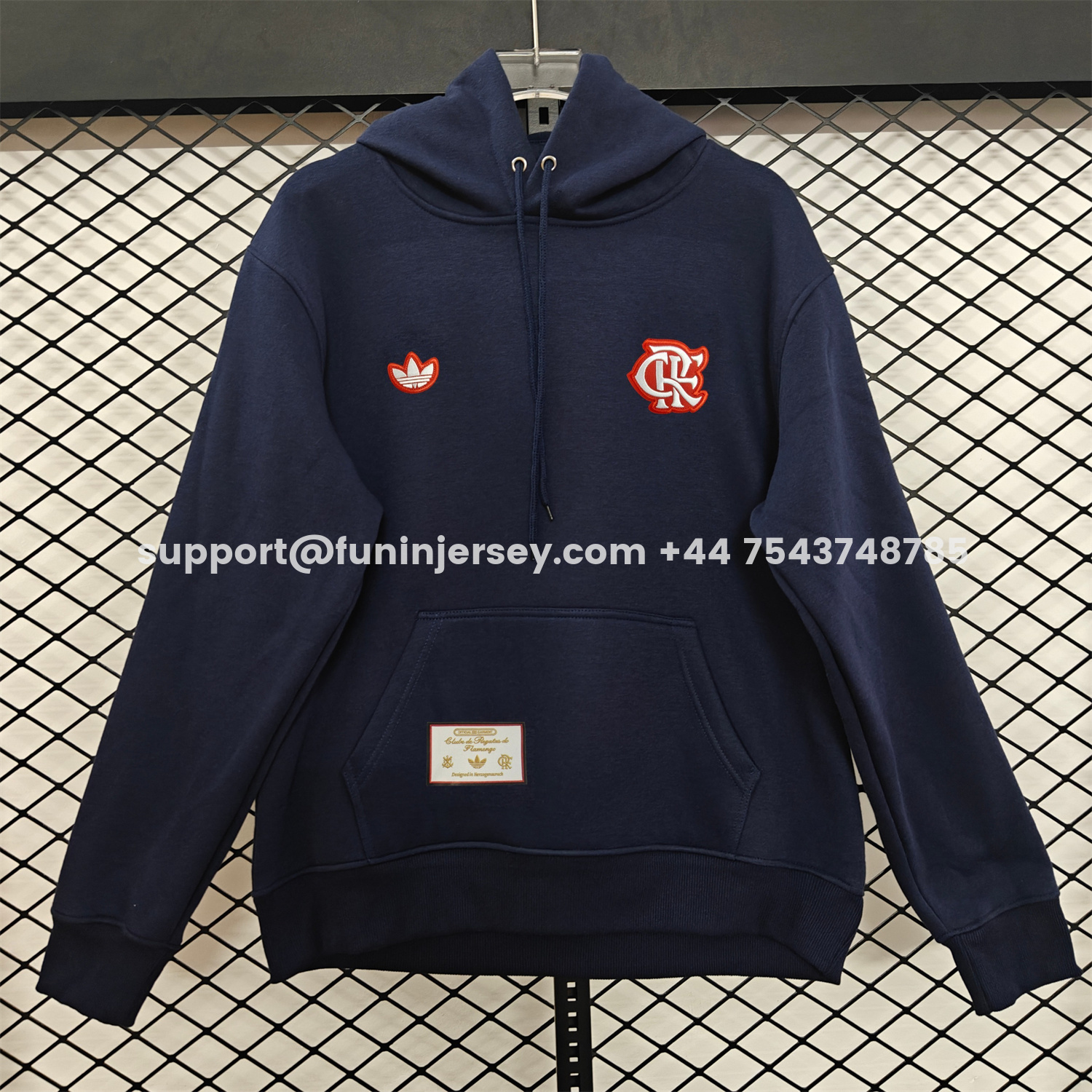 Funinjersey-Flamengo 25-26 Originals Terrace Icon Unisex Pullover Hoodie