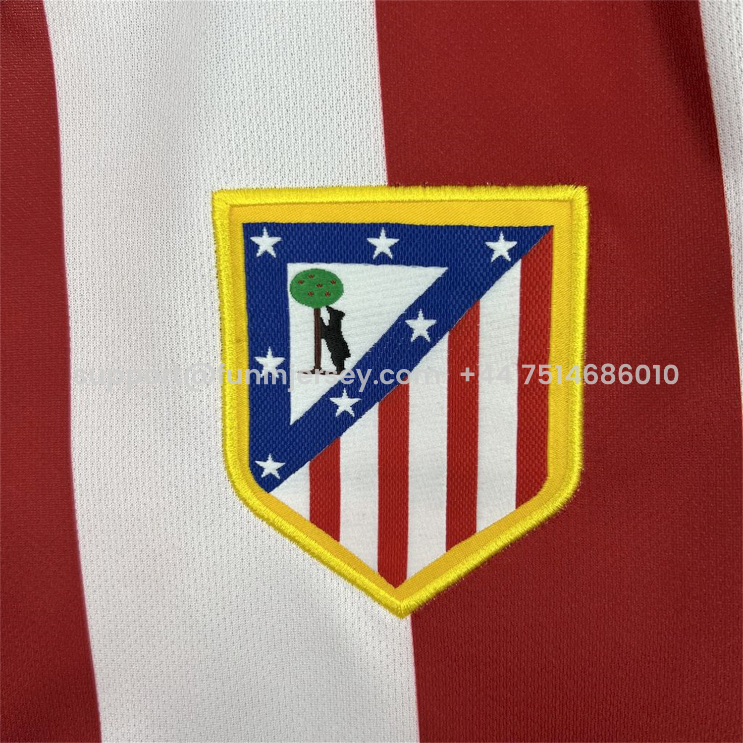 Funinjersey-Retro Atletico Madrid 2016-17 Home Jersey
