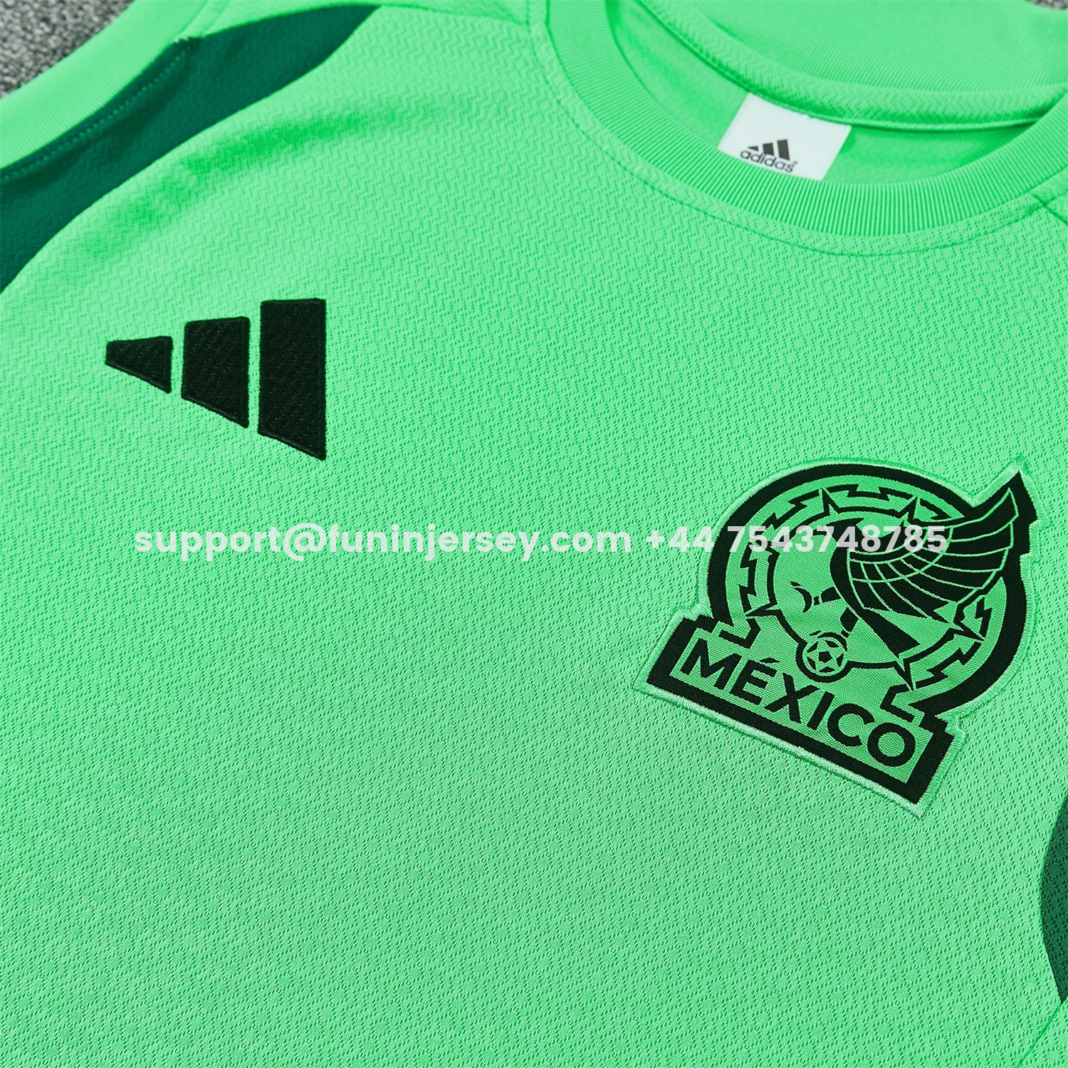 Funinjersey-Mexico 2026 Vest Training Set - Green Vest and Black Shorts