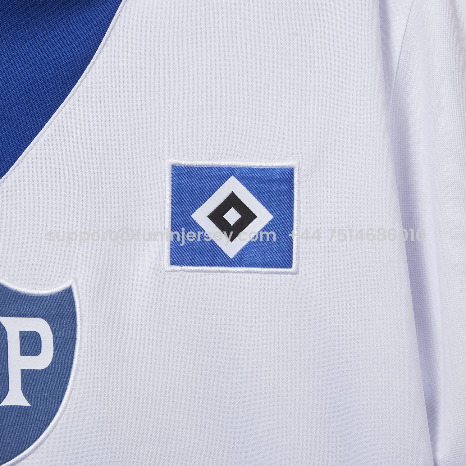 Funinjersey-Retro Hamburger SV 1979 Home White Jersey