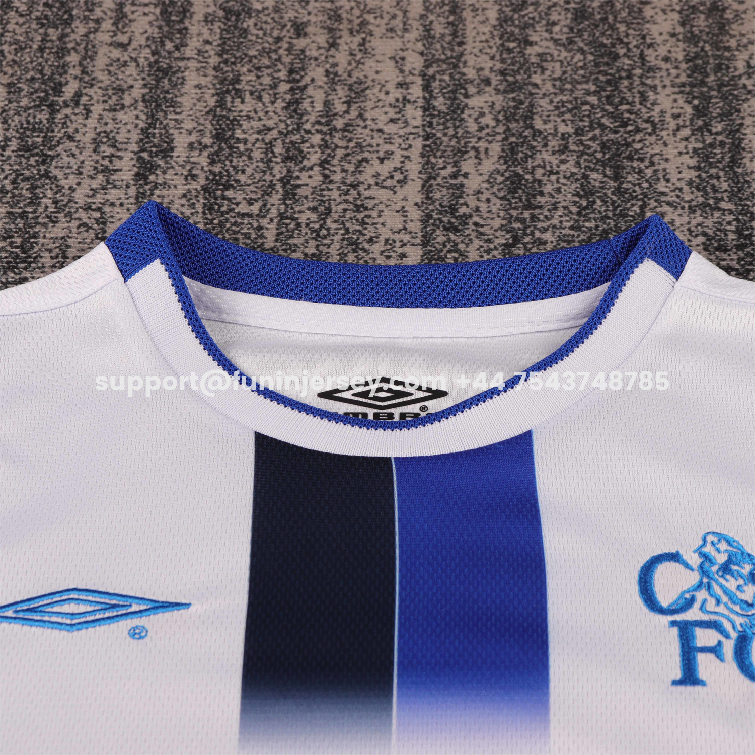 Funinjersey-Retro C.H.E.L.S.E.A 2003-04 Away Kids Kit