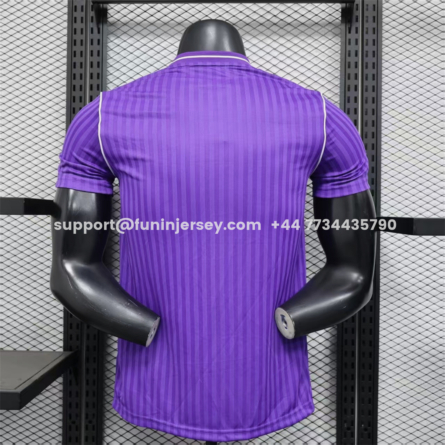 Funinjersey-Real Madrid 25-26 Icon Range Trefoil Purple Travel Jersey - Player Version