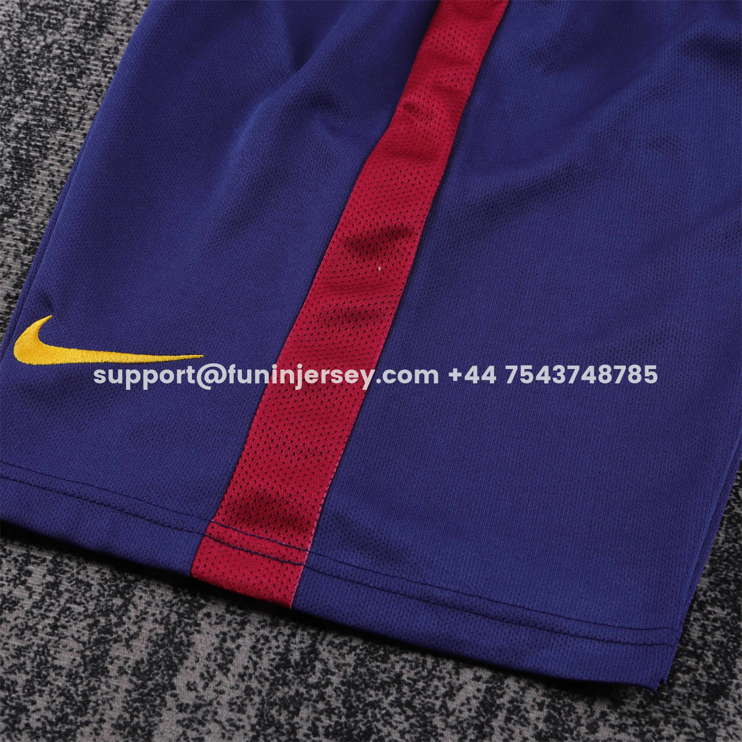 Funinjersey-Retro Barcelona 2014-15 Home Kids Kit