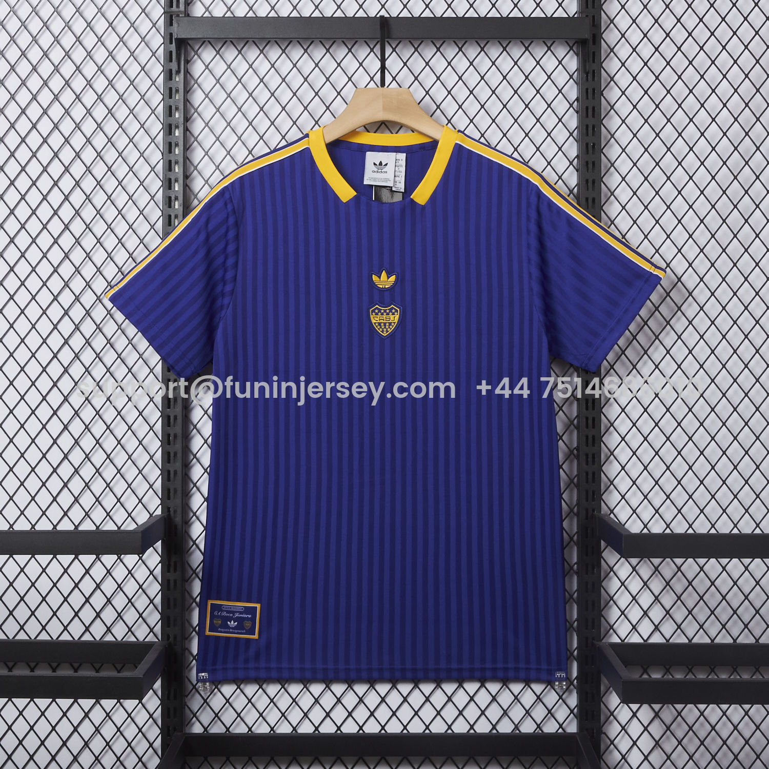 Funinjersey-Boca 25-26 Originals Terrace Icon Blue Polo Jersey