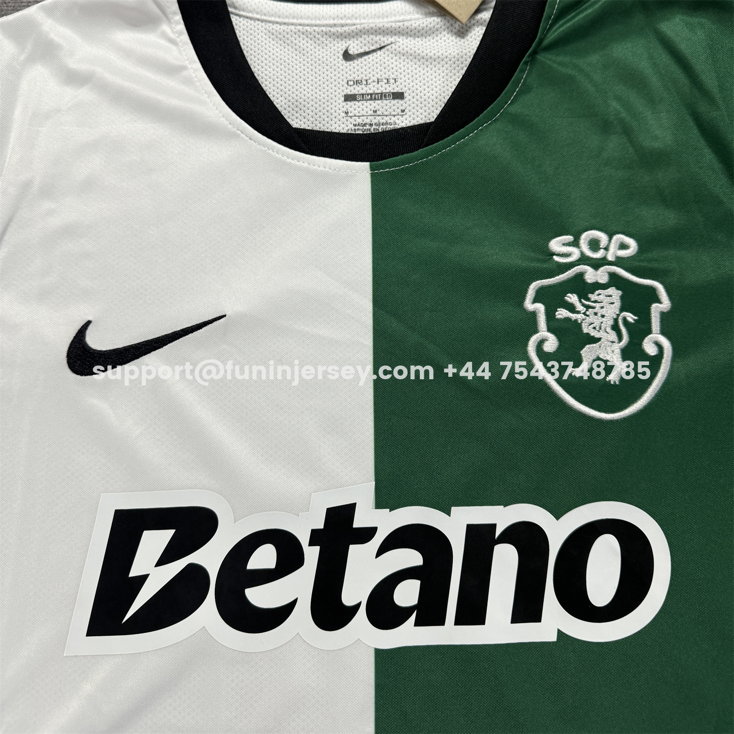 Funinjersey-Sporting CP 25-26 Green And White Special Jersey - Fans Version