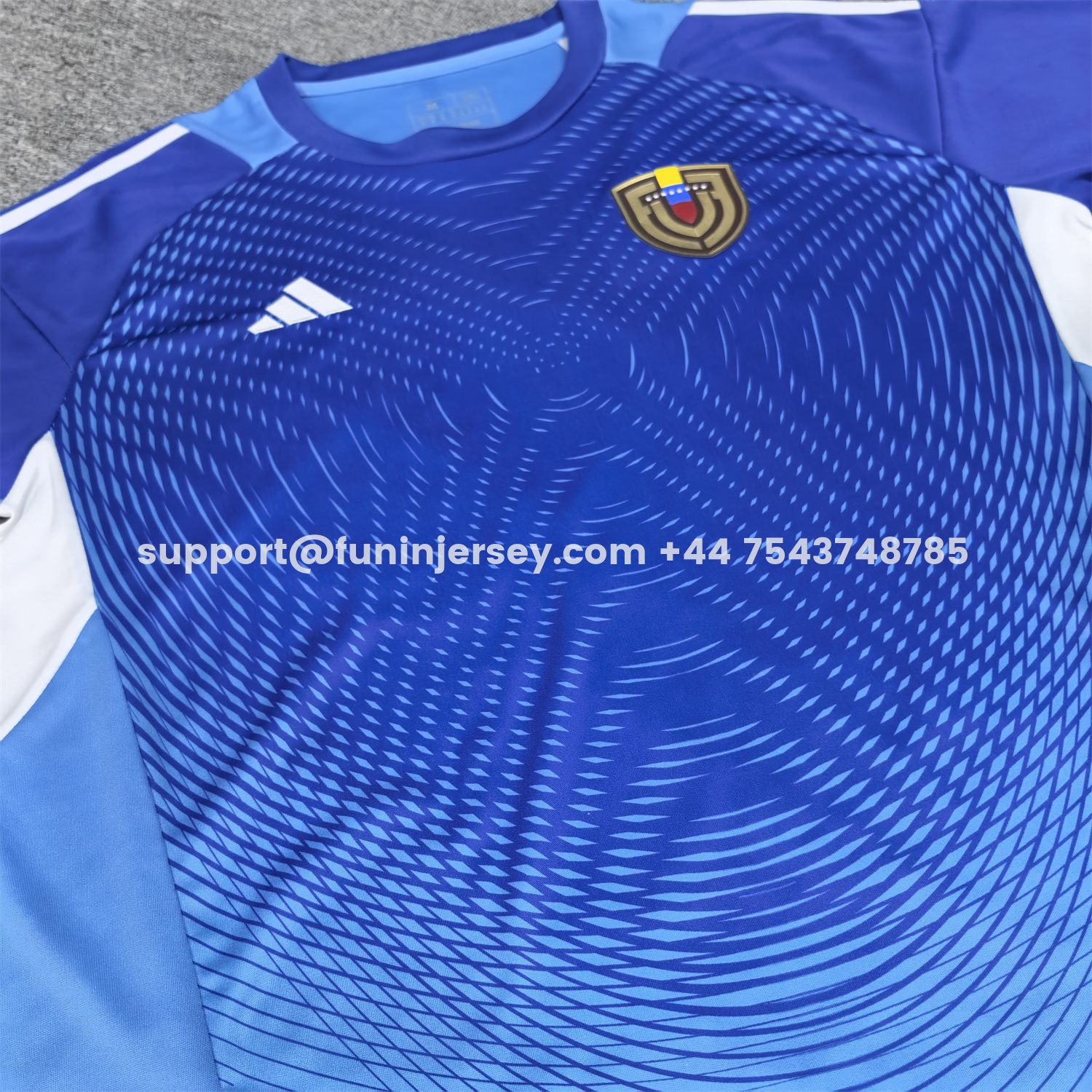Funinjersey-Venezuela 25-26 Blue Goalkeeper Jersey - Fans Version